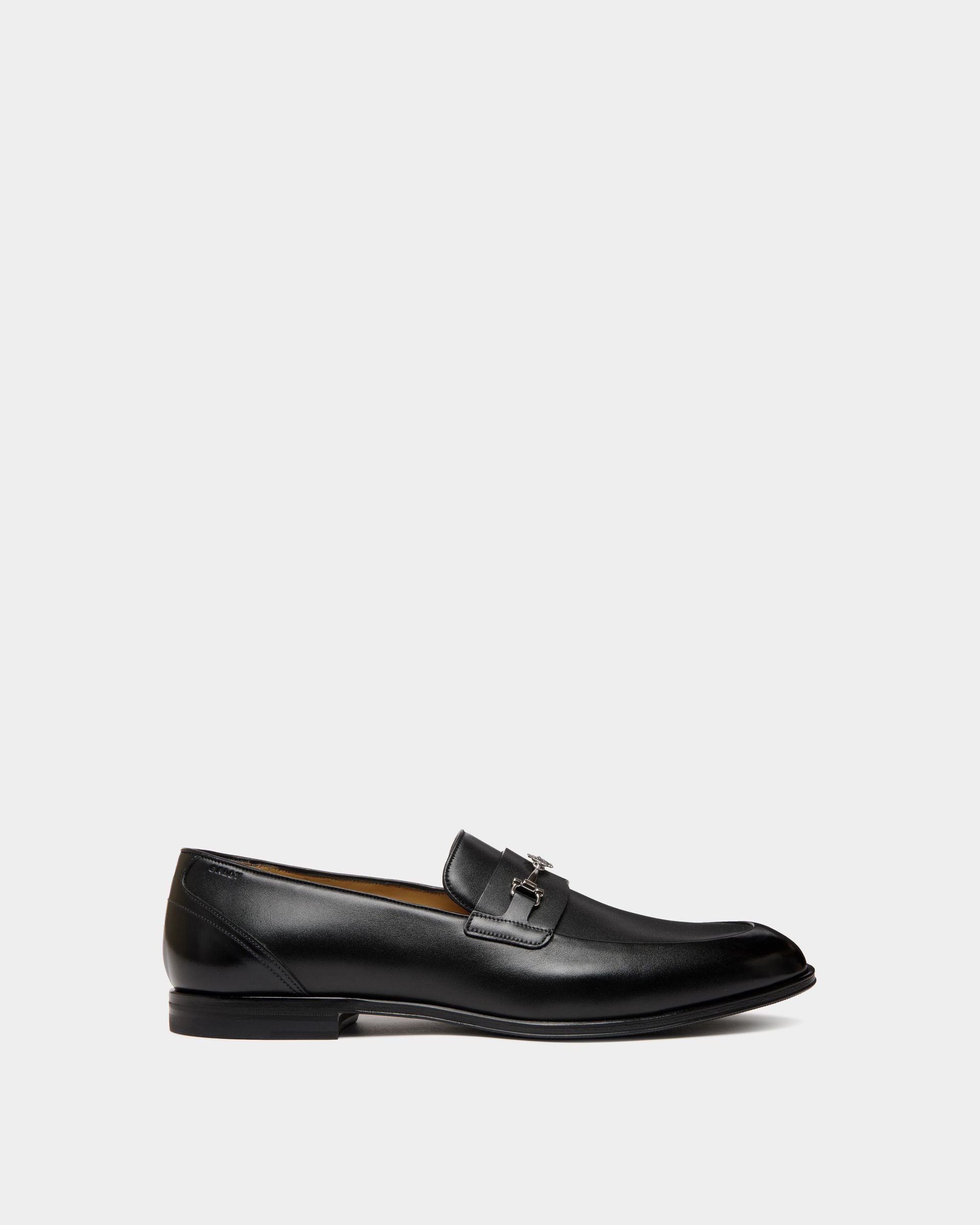 Westminster Loafer in Black Leather - Men's - Bally - 01