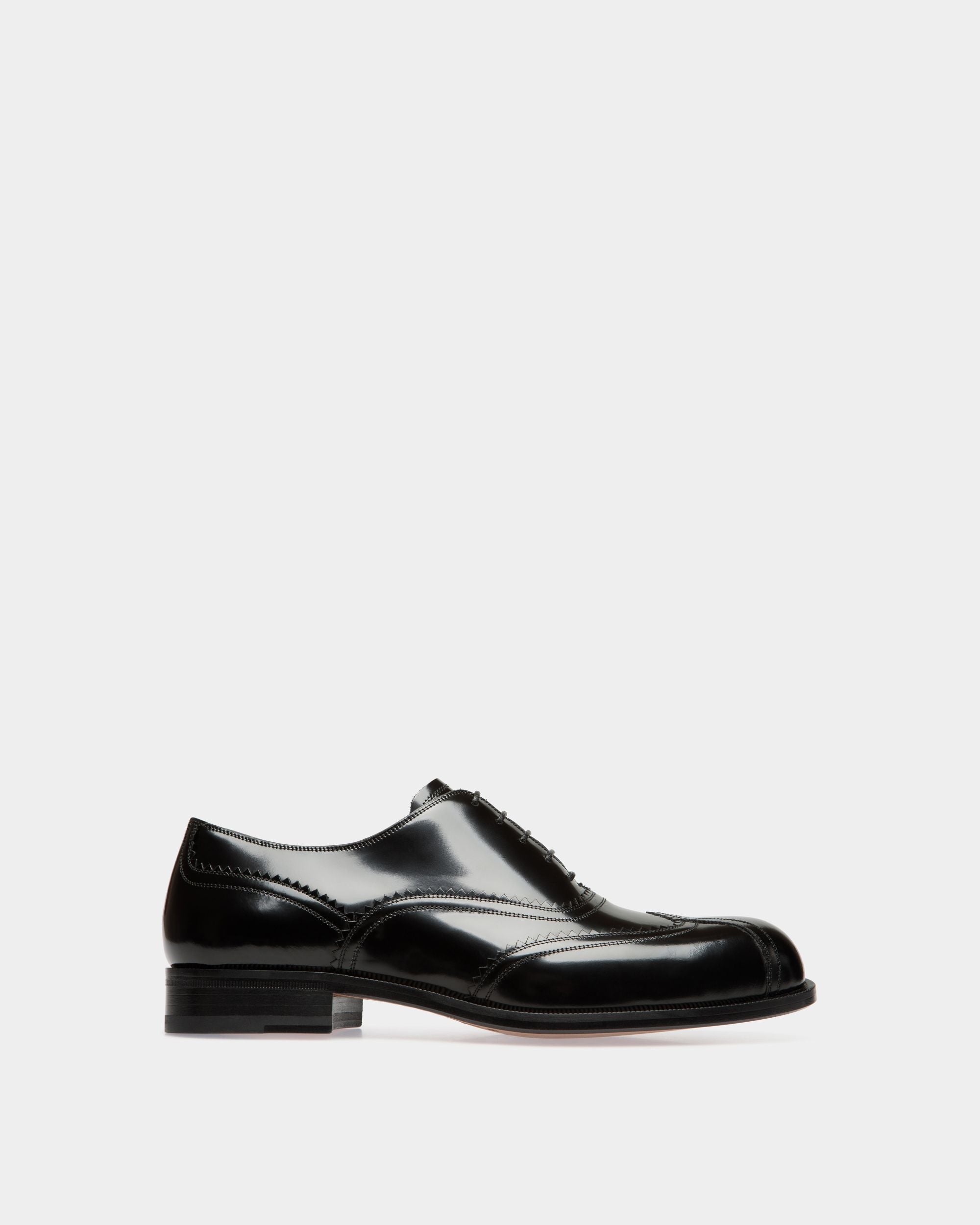 Spiegel Oxford in Black Leather - Men's - Bally - 01