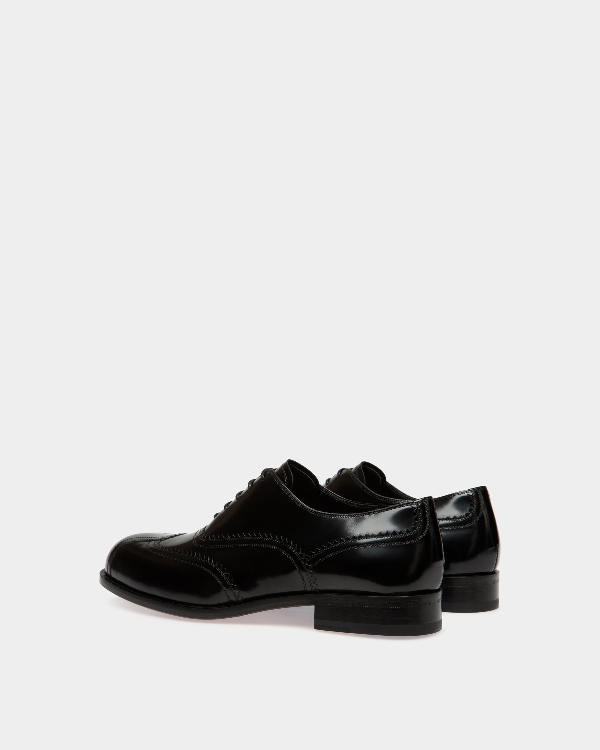 Spiegel Oxford in Black Leather - Men's - Bally - 03