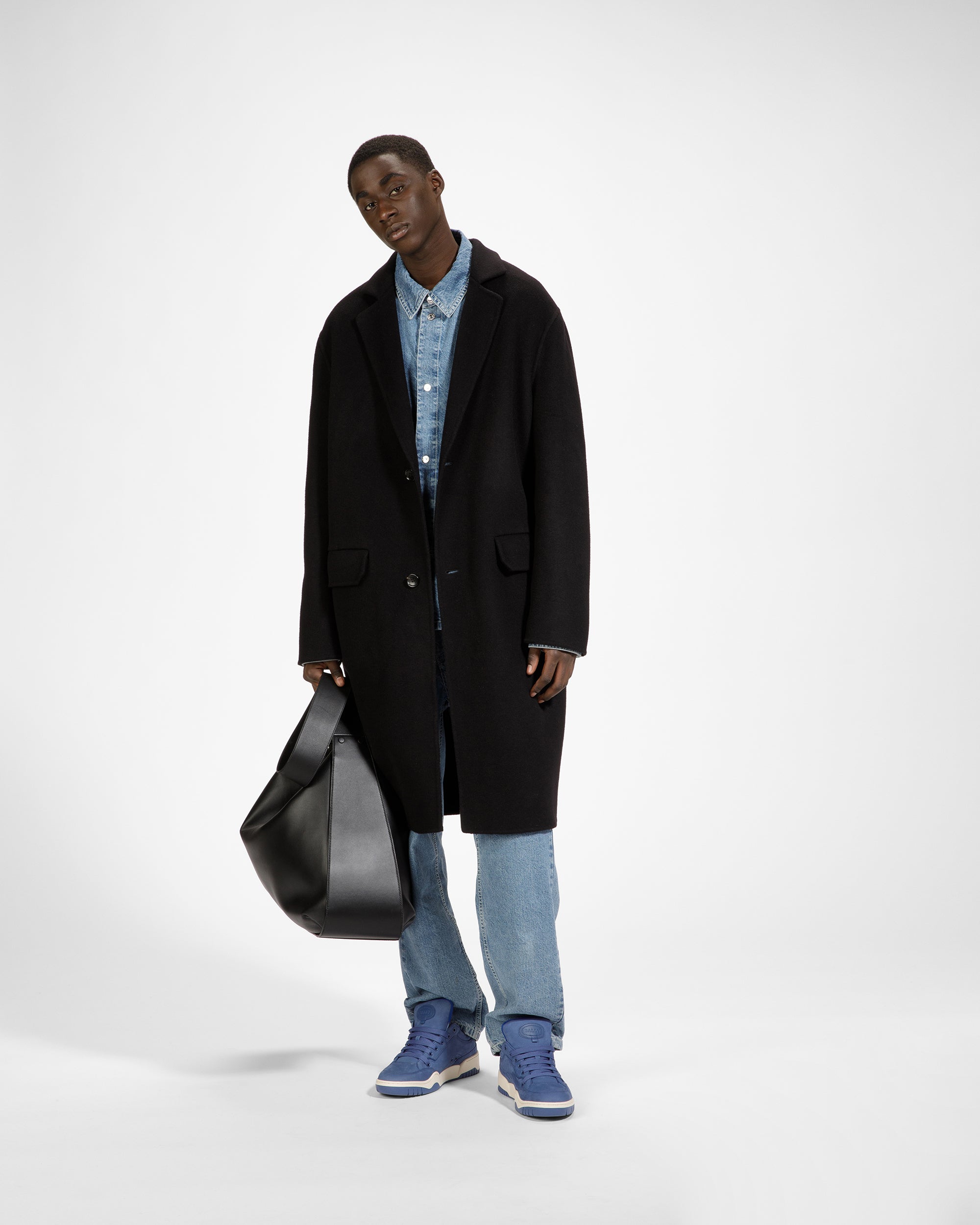 Kiro Leather Sneakers In Blue Neon - Men's - Bally - 03