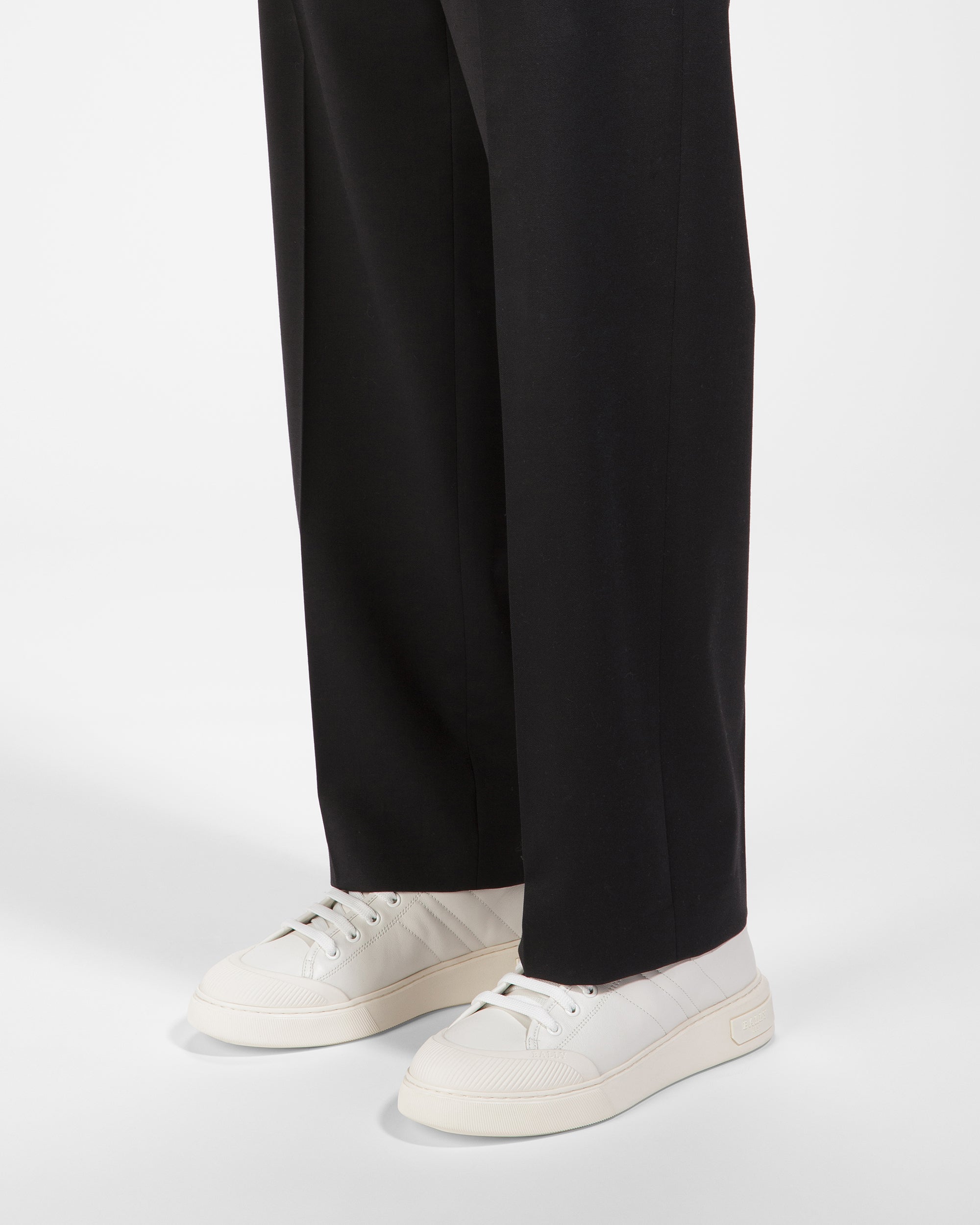 Maren Leather Sneakers In White - Men's - Bally - 07