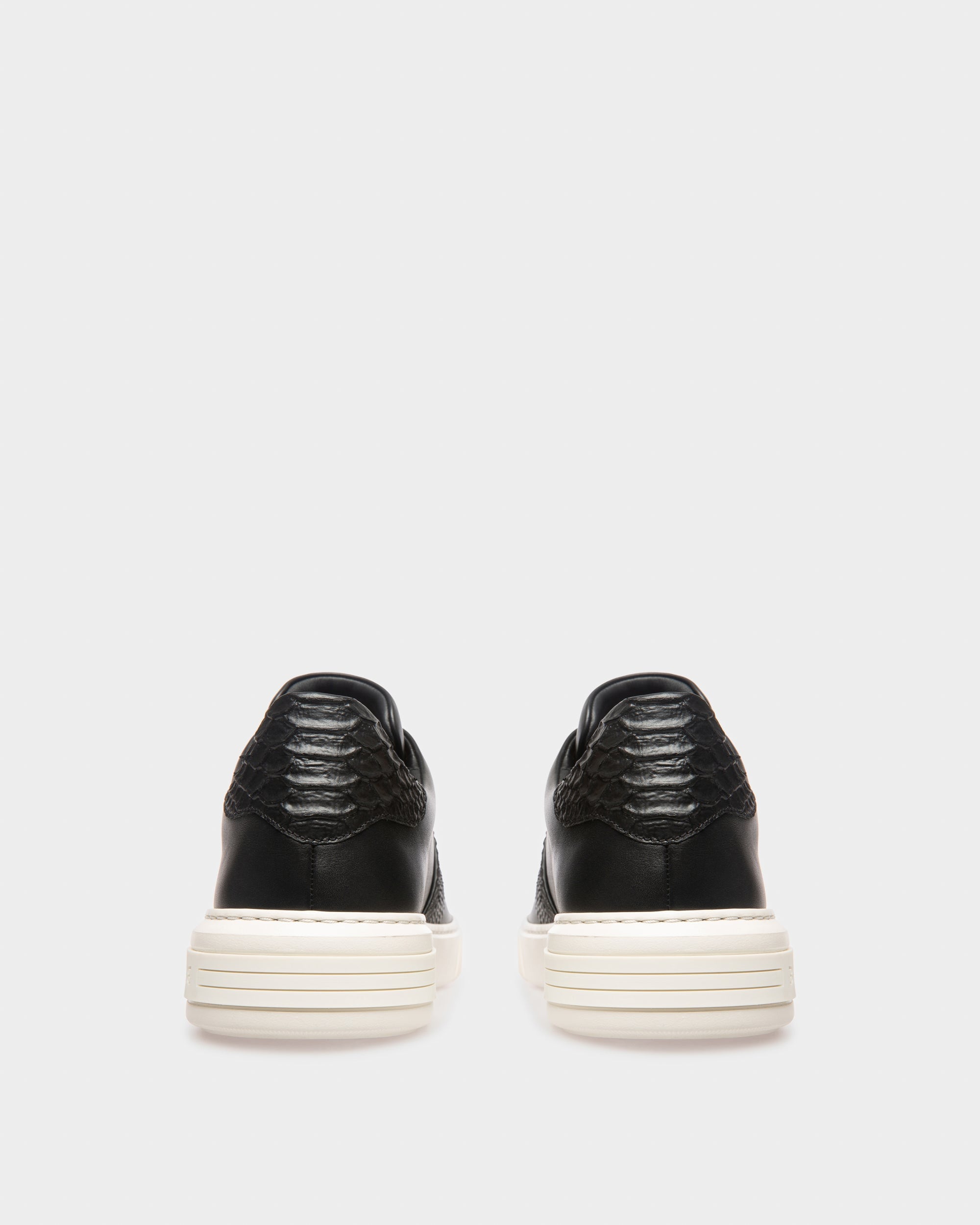Mattye Leather Sneakers In Black - Men's - Bally - 04