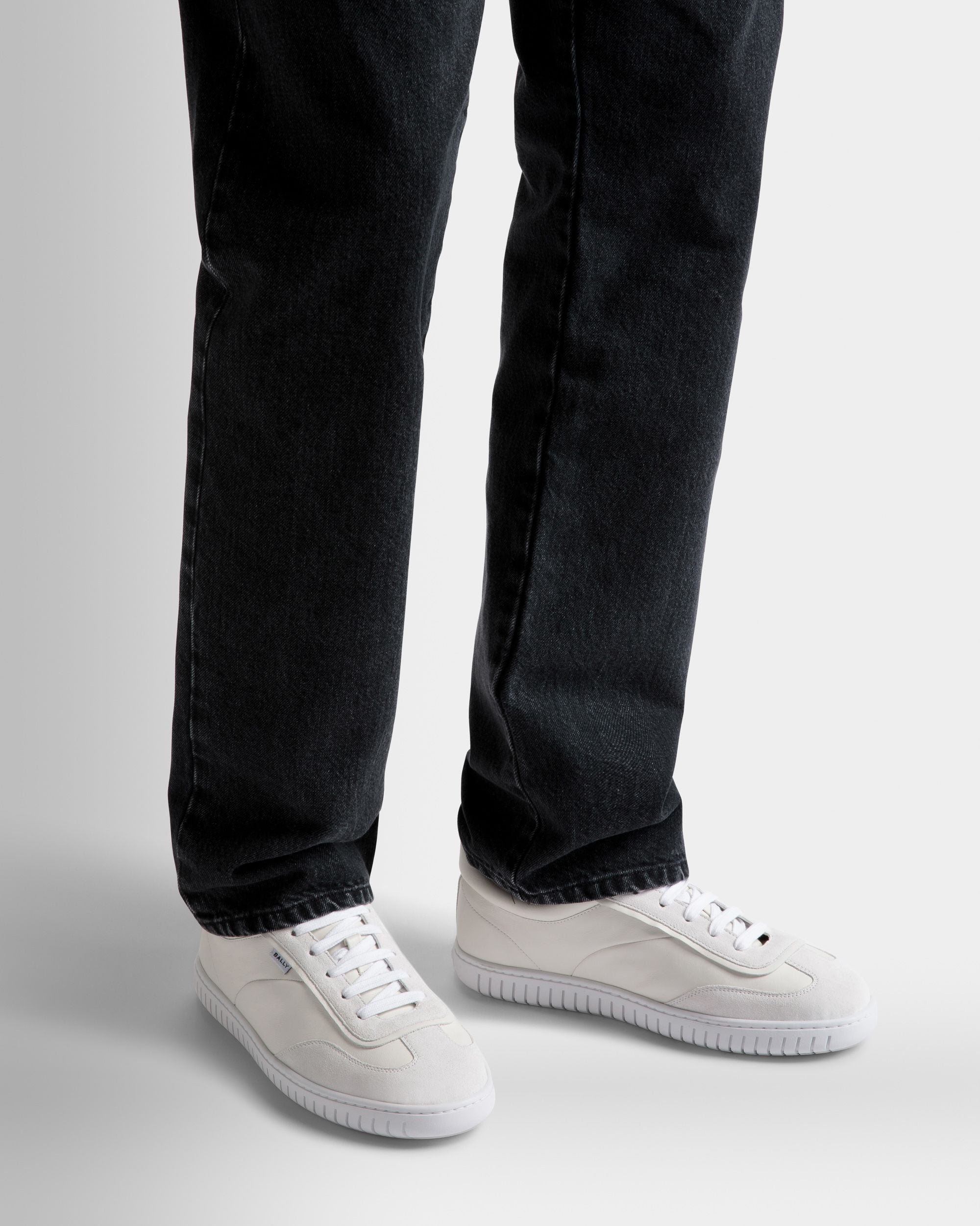 Player Sneakers In White Leather - Men's - Bally - 02