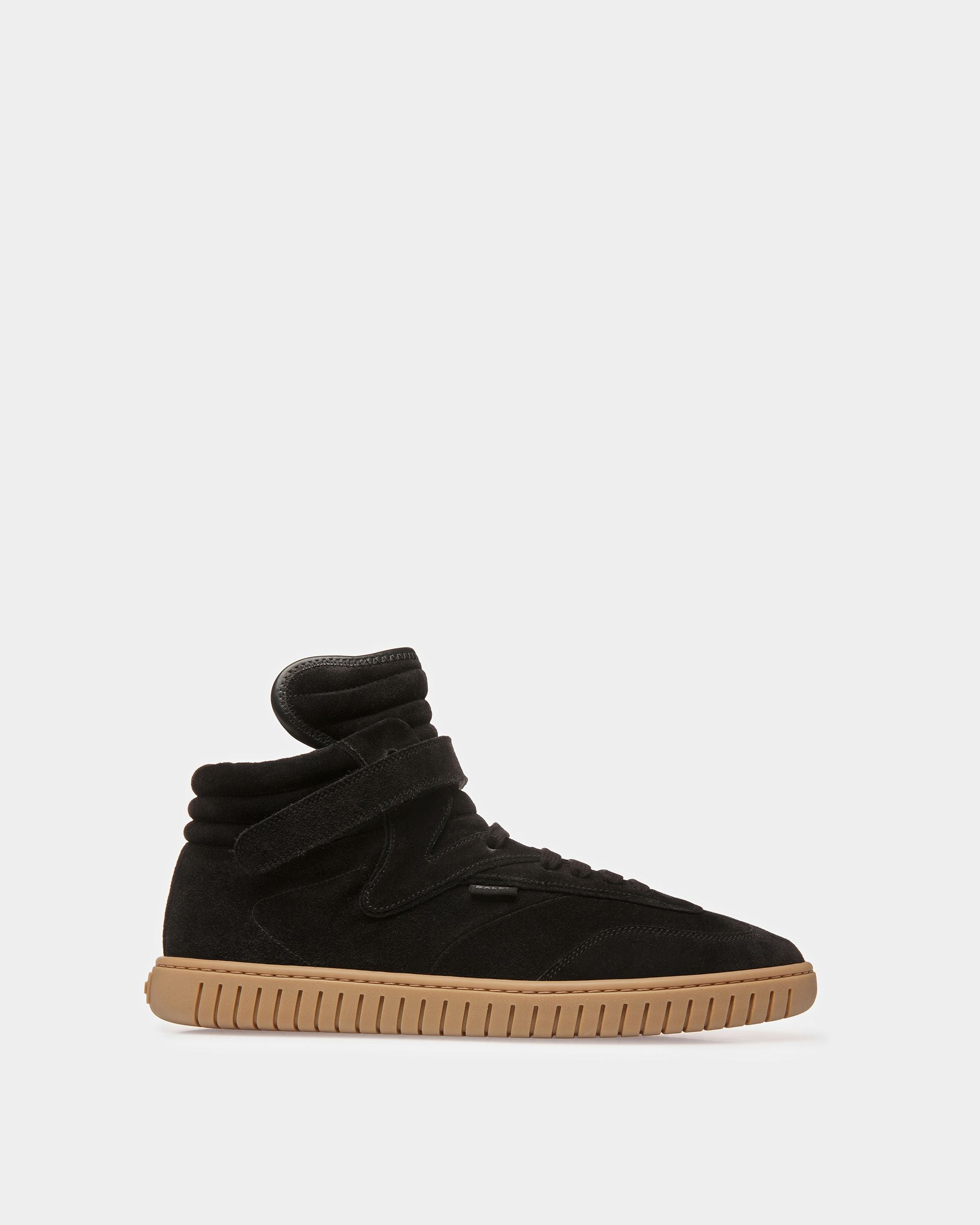Player Sneakers In Black And Amber Leather - Men's - Bally - 01
