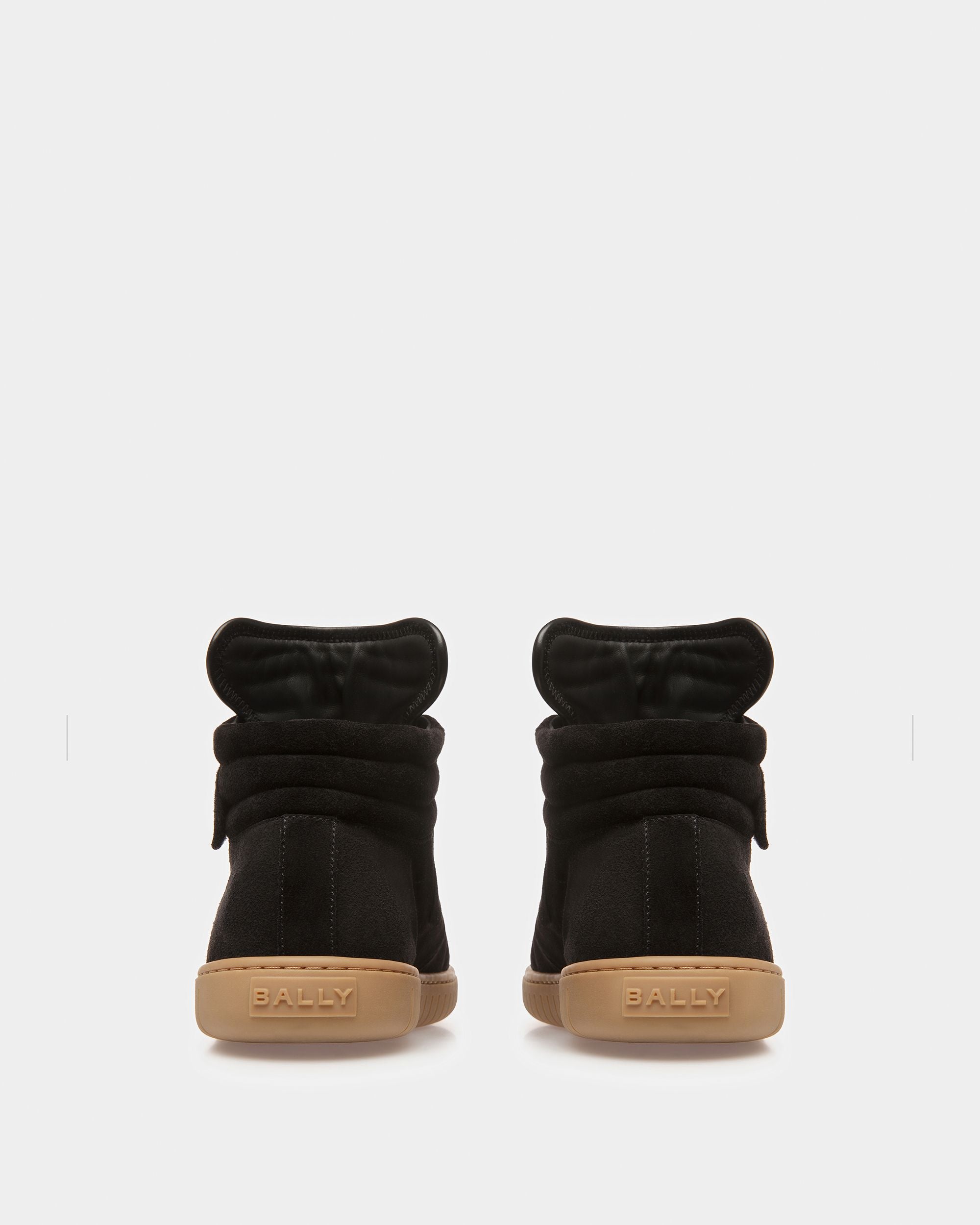 Player Sneakers In Black And Amber Leather - Men's - Bally - 03