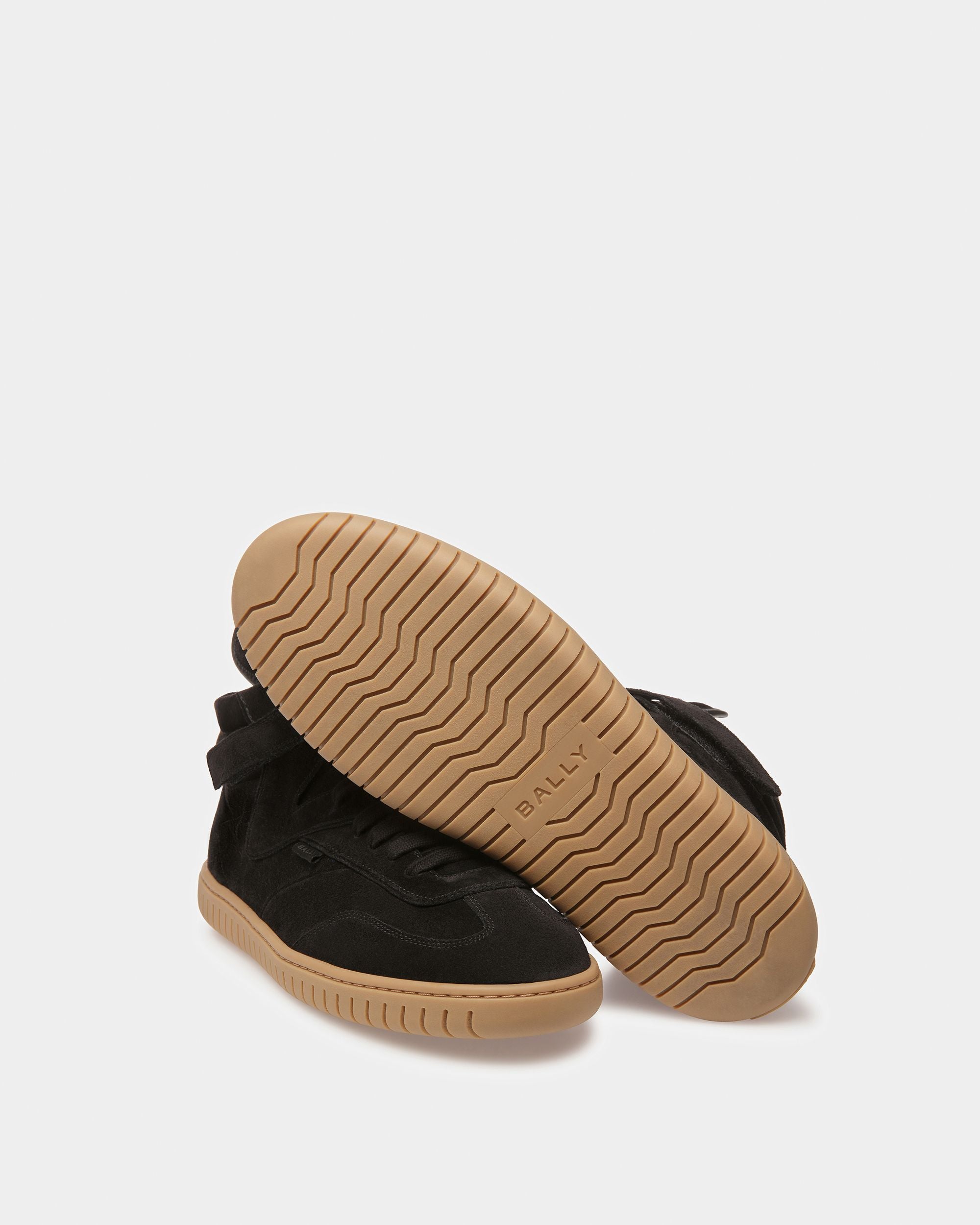 Player Sneakers In Black And Amber Leather - Men's - Bally - 04