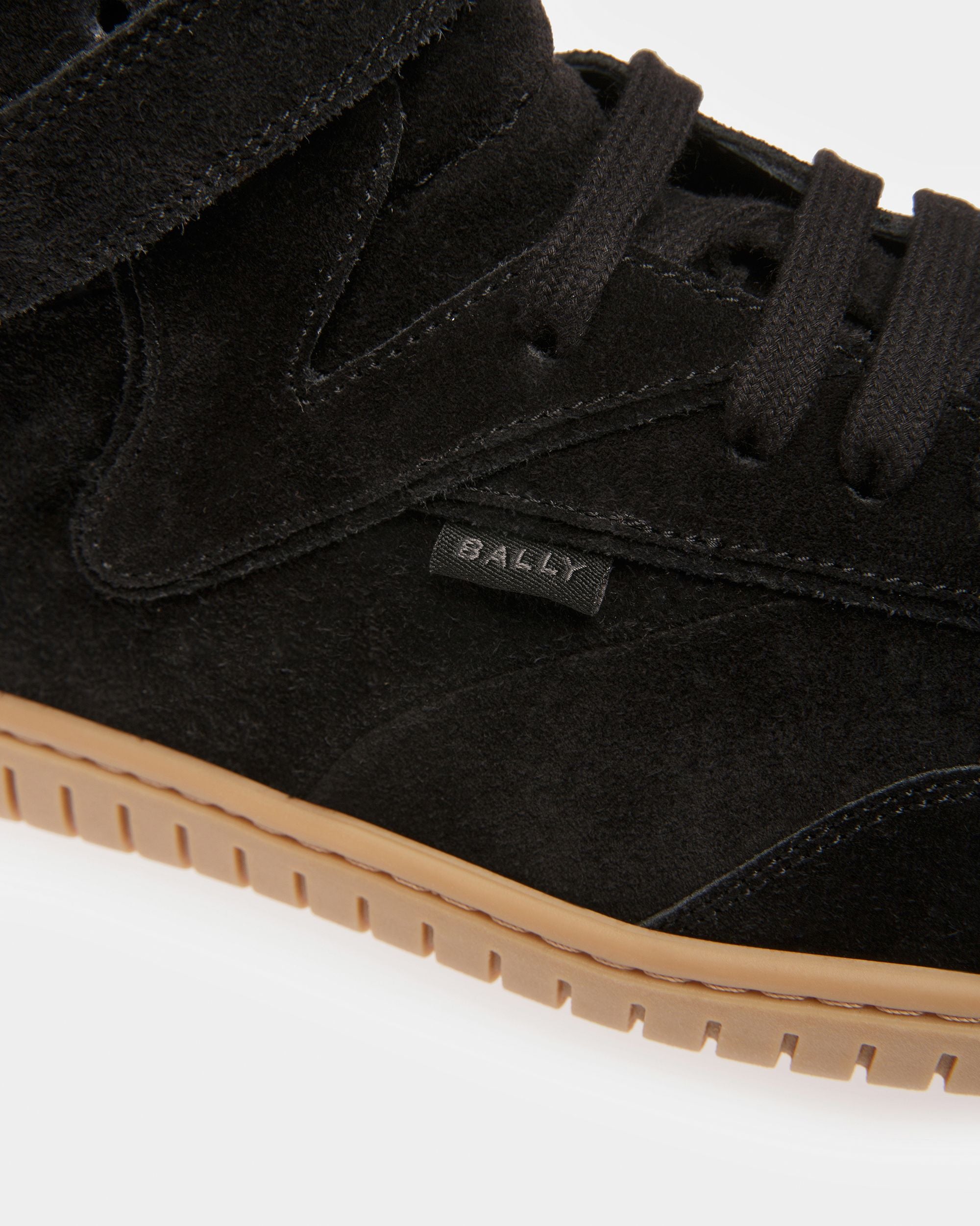 Player Sneakers In Black And Amber Leather - Men's - Bally - 05