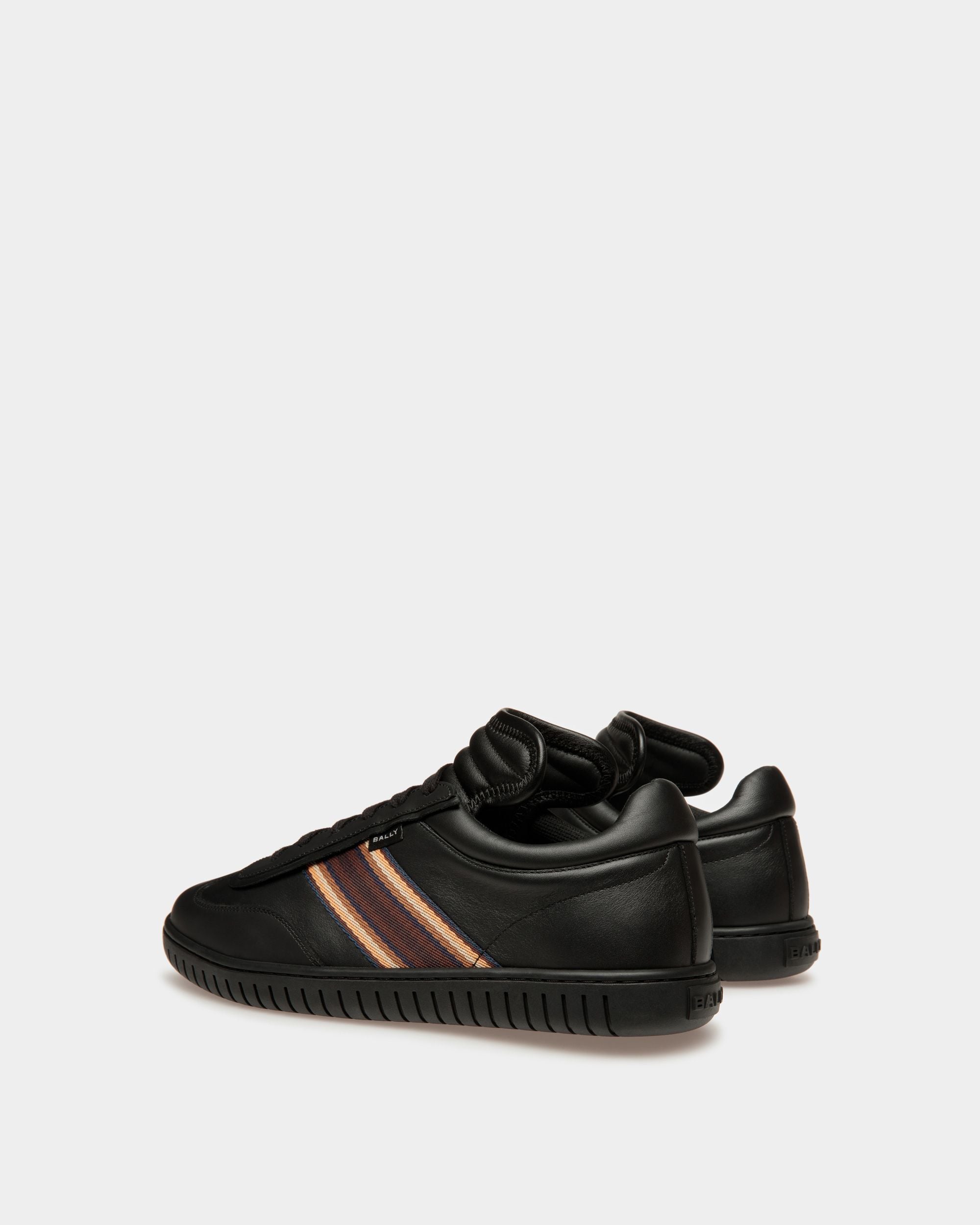 Player Sneakers In Black Leather - Men's - Bally - 03