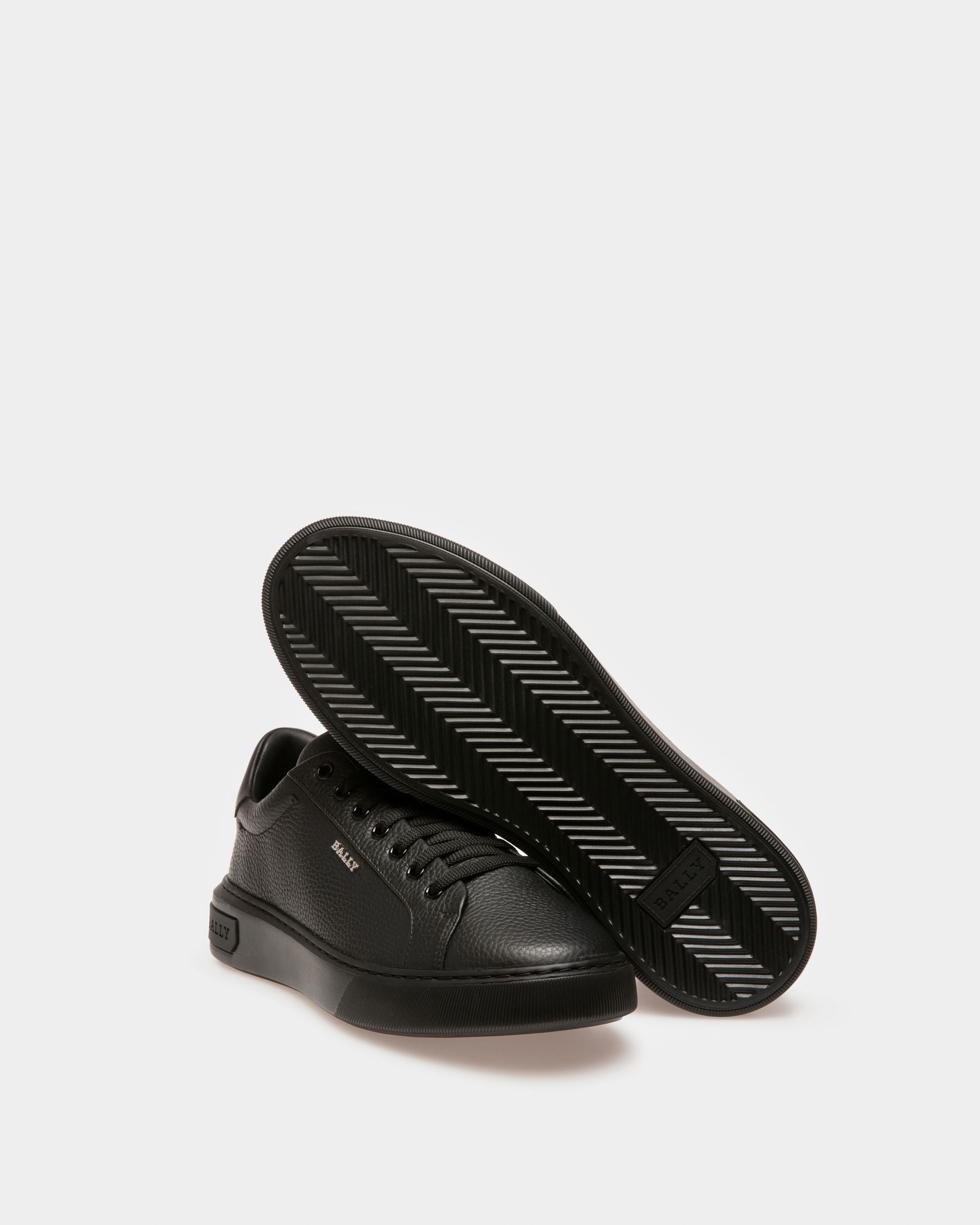 Miky Leather Sneakers In Black - Men's - Bally - 05