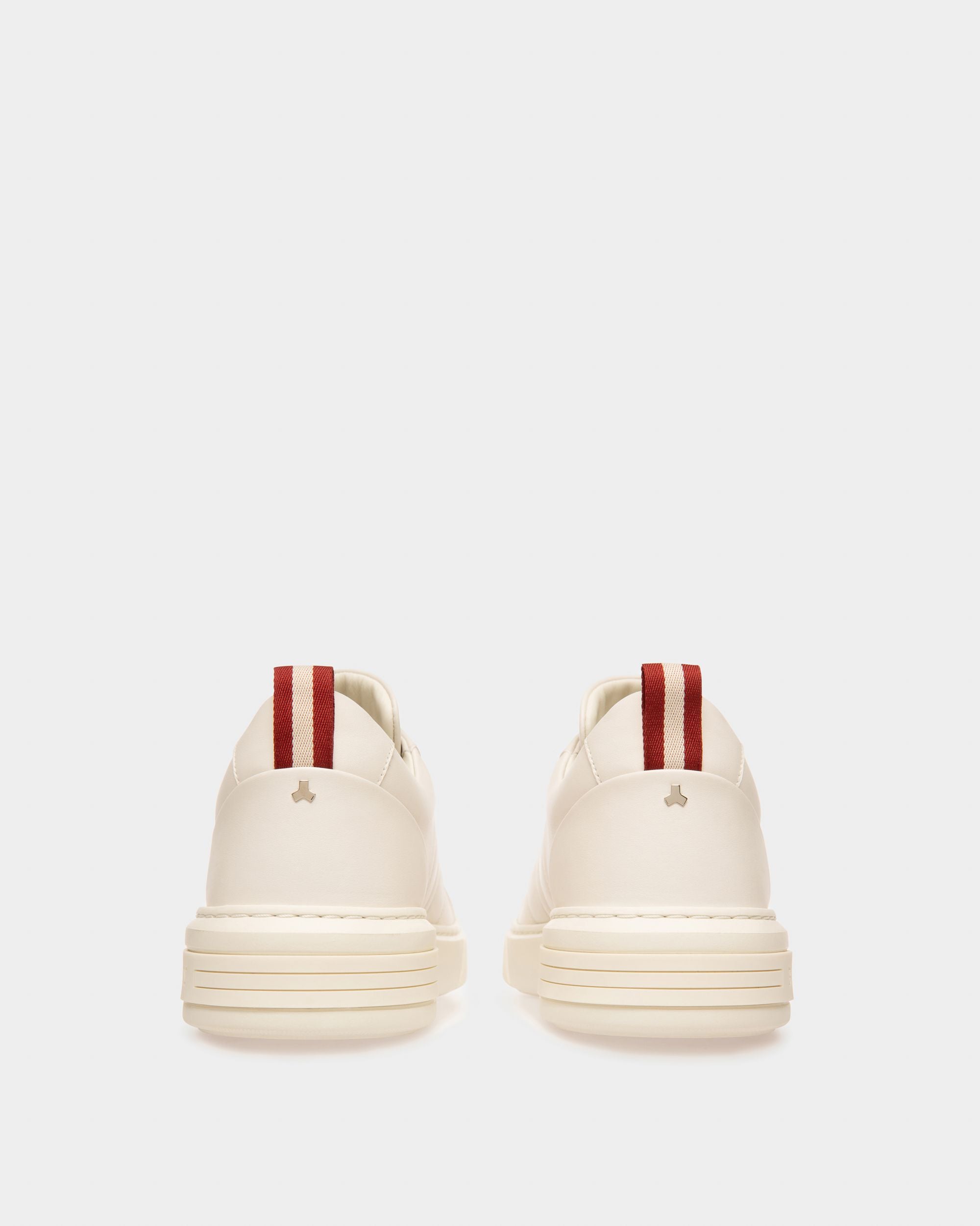 Maxim Leather Sneakers In White - Men's - Bally - 04