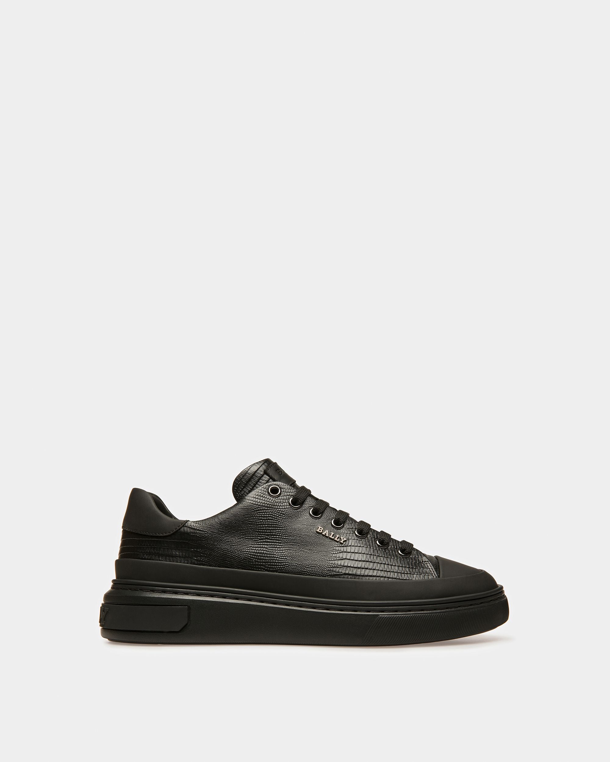 Maily Leather Sneakers In Black - Men's - Bally - 01