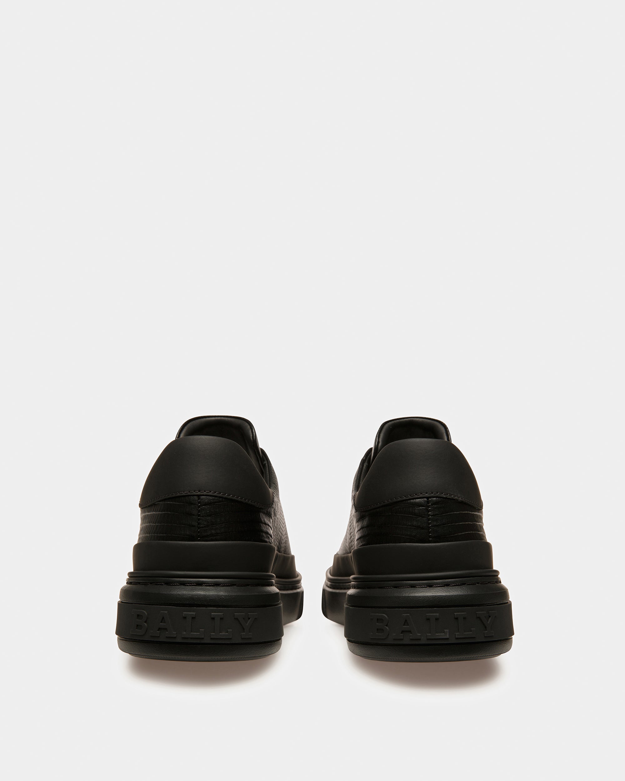 Maily Leather Sneakers In Black - Men's - Bally - 04