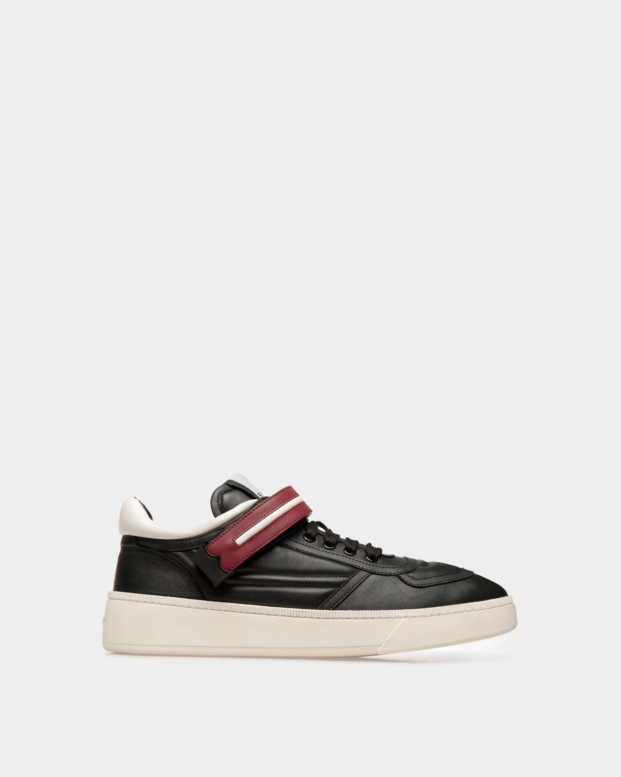 Raise Sneaker In Black Leather - Men's - Bally - 01
