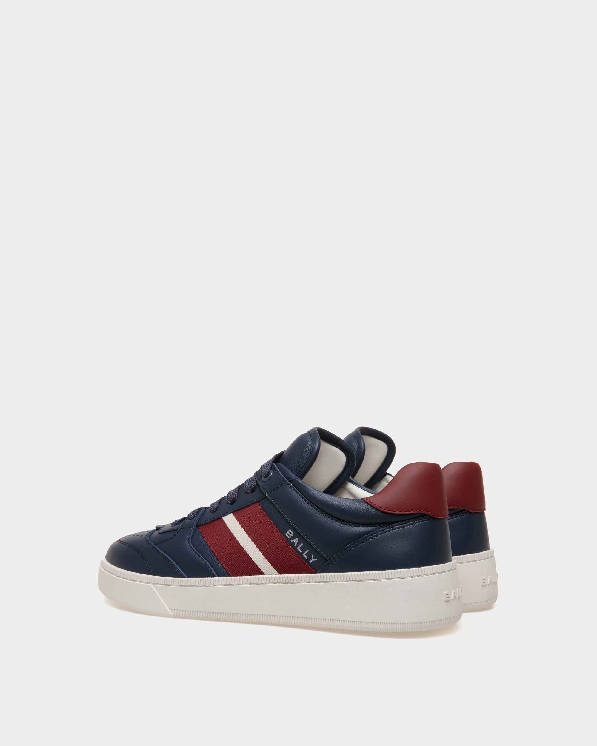 Raise Sneaker in Blue Leather - Men's - Bally - 03