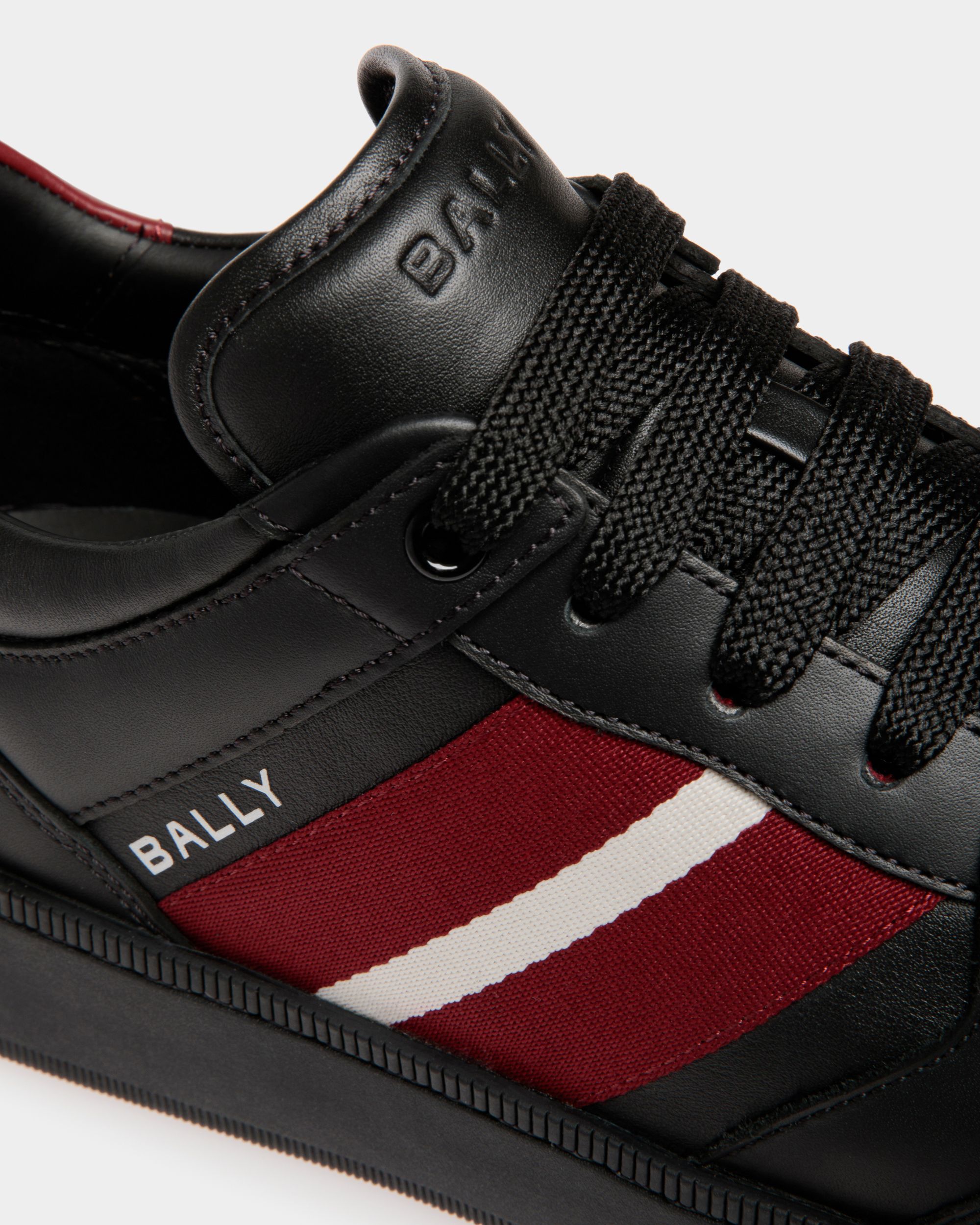 Raise Sneaker In Black Leather - Men's - Bally - 06