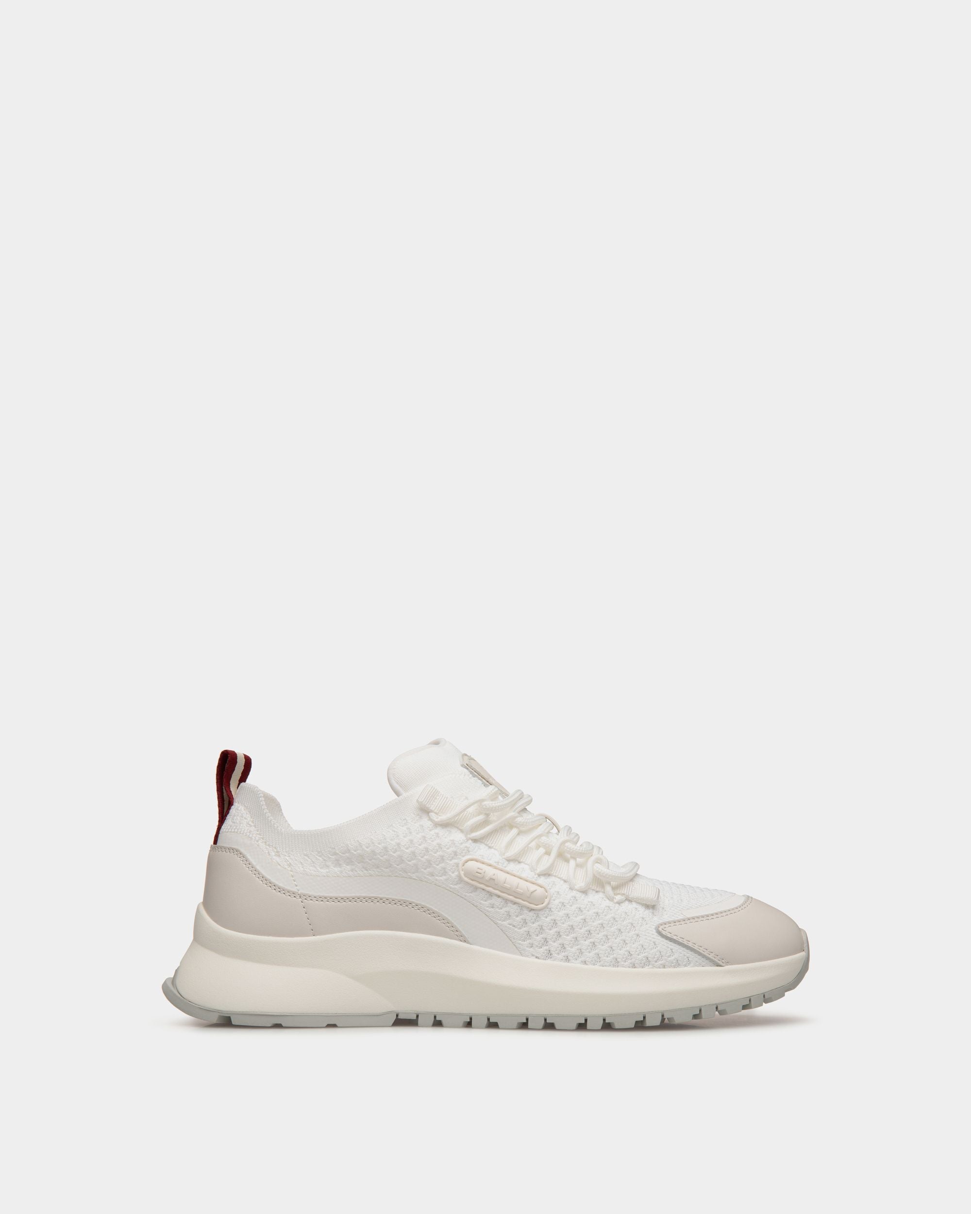 Outline Sneaker In White Nylon - Men's - Bally - 01