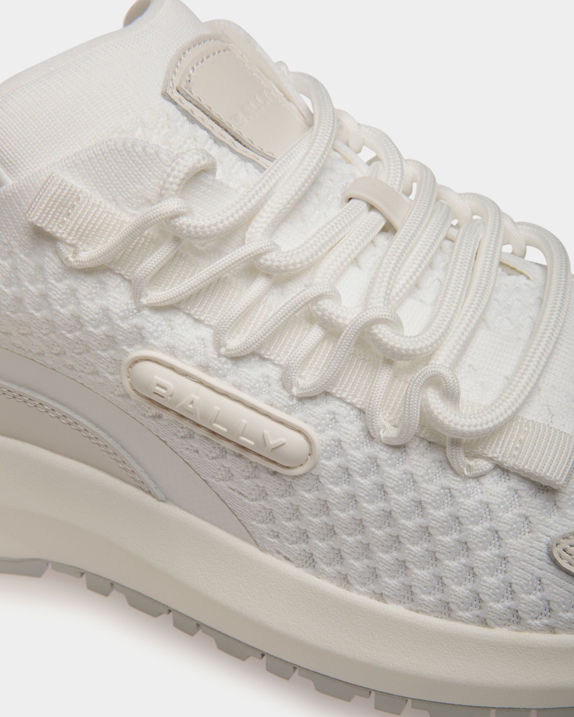 Outline Sneaker In White Nylon - Men's - Bally - 05