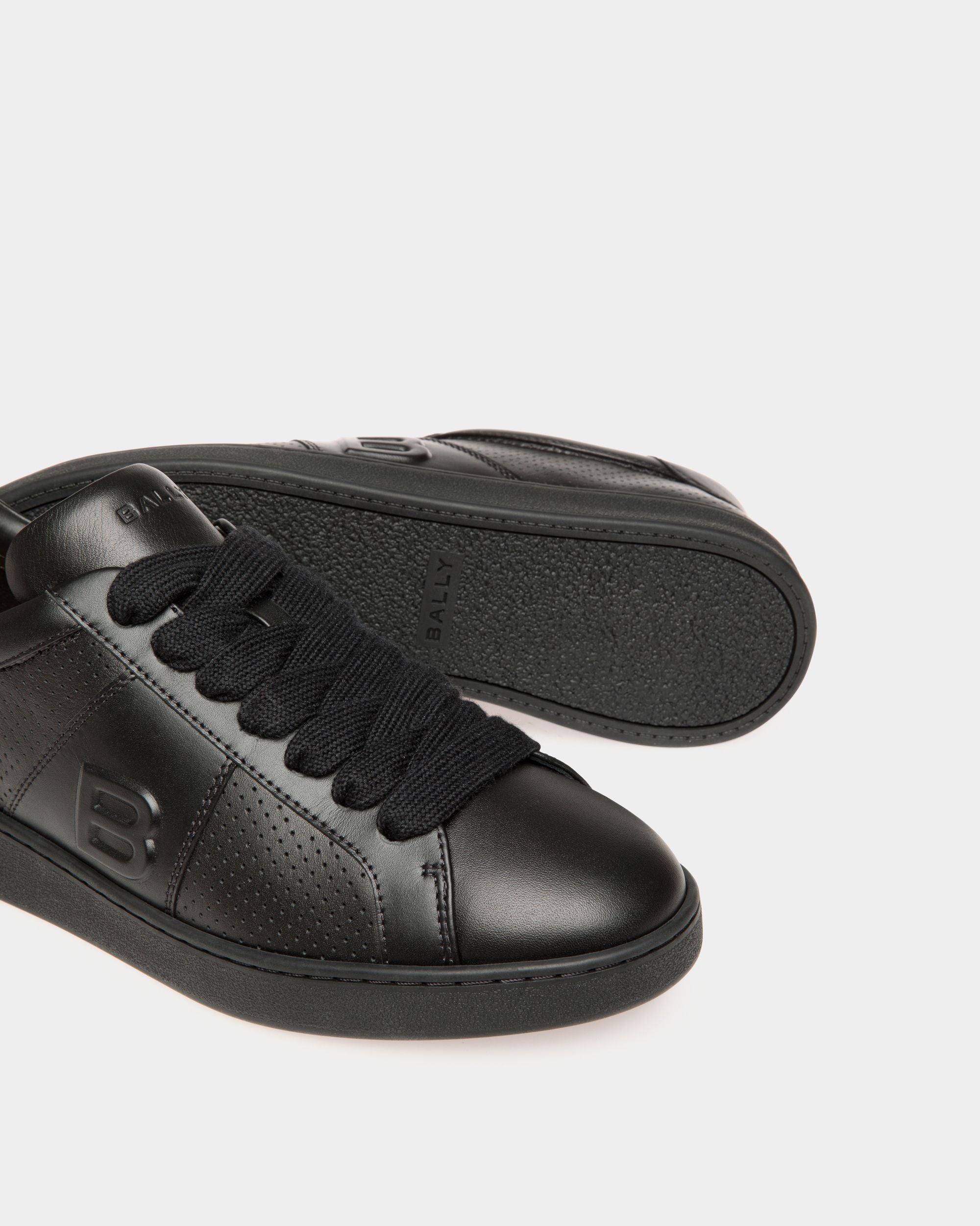Adrien Brody Travel Collection Sneaker In Black Leather - Men's - Bally - 05