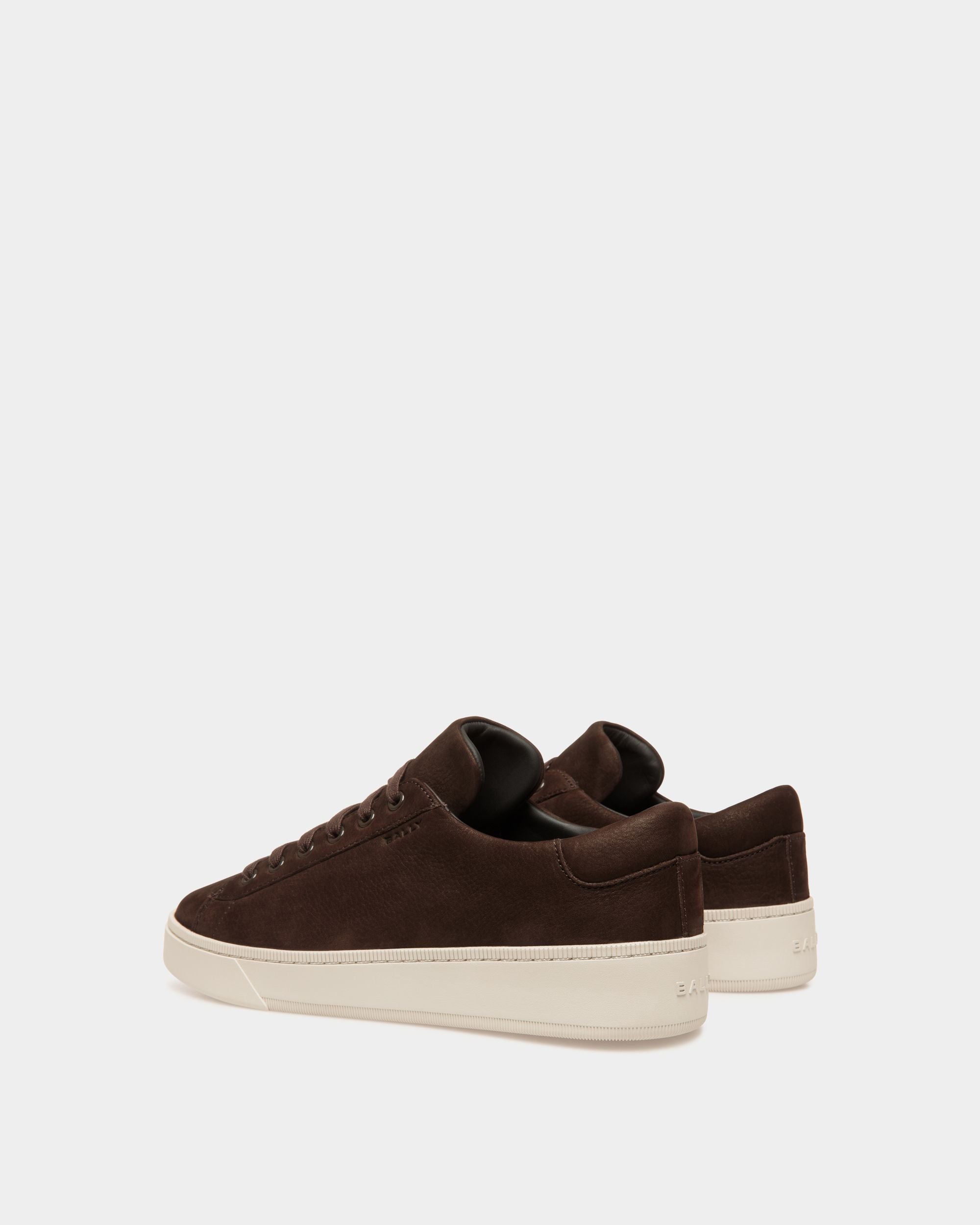 Raise Sneaker in Ebano Nubuck Leather - Men's - Bally - 03