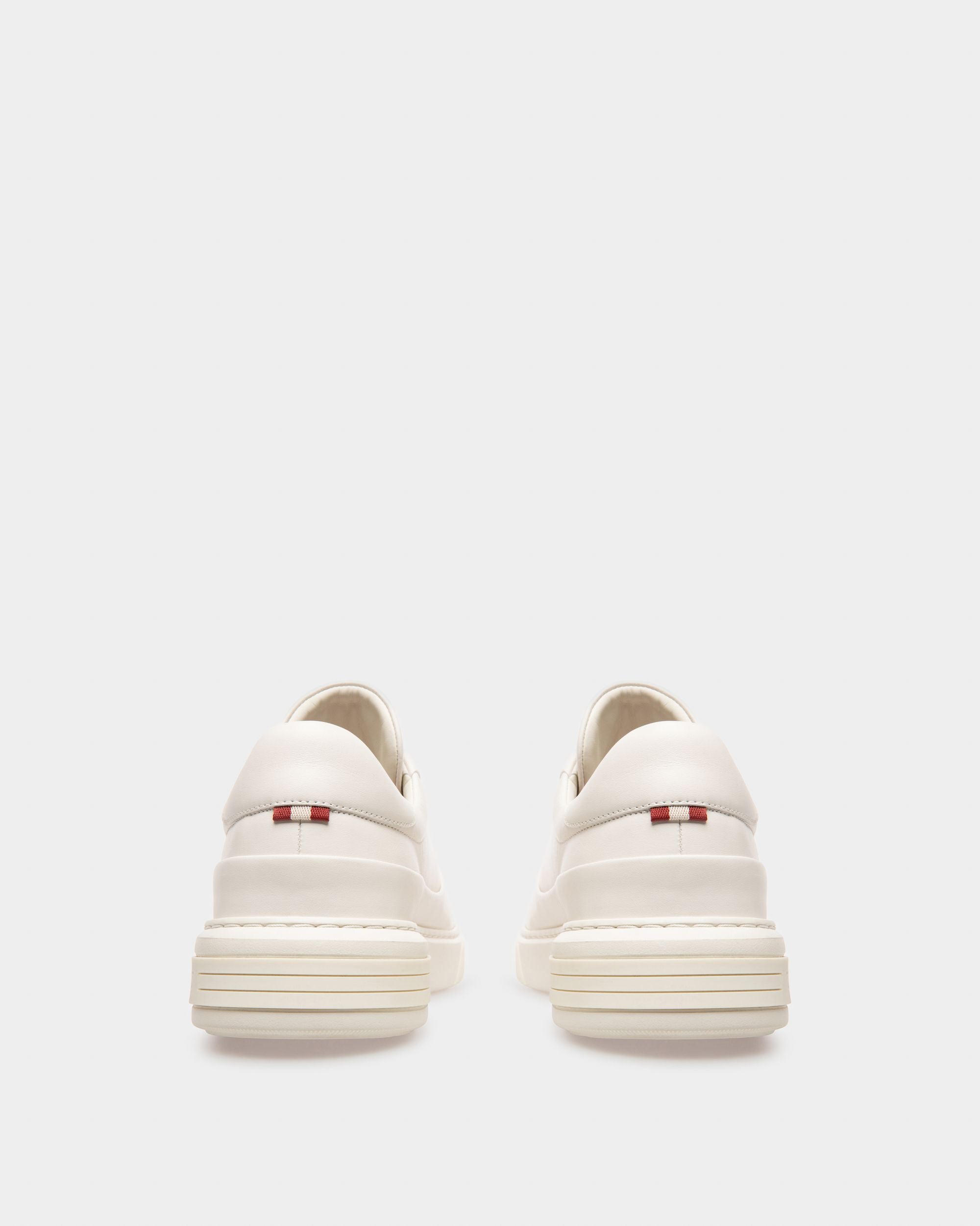 Manny Leather Sneakers In White - Men's - Bally - 04