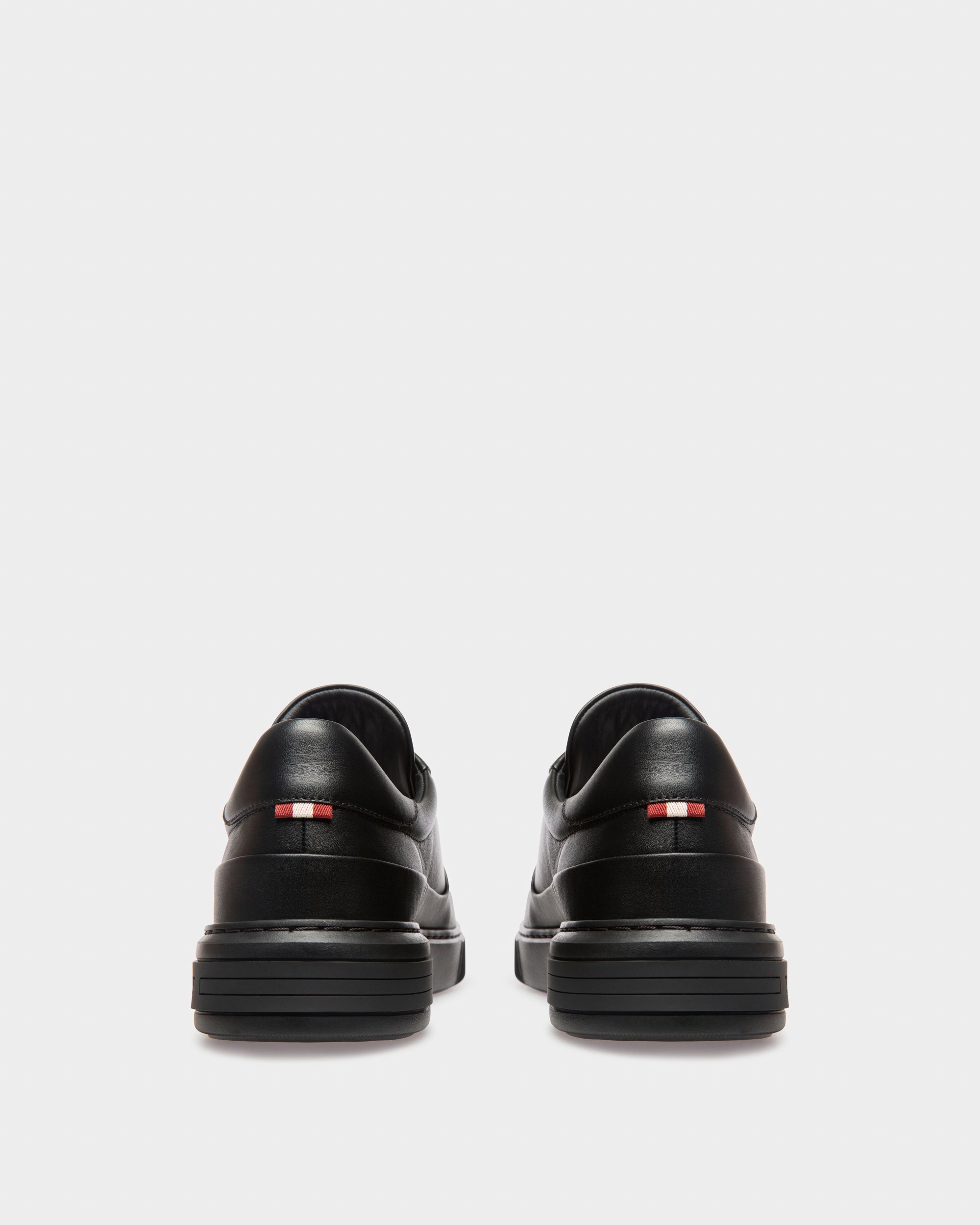 Manny Leather Sneakers In Black - Men's - Bally - 04