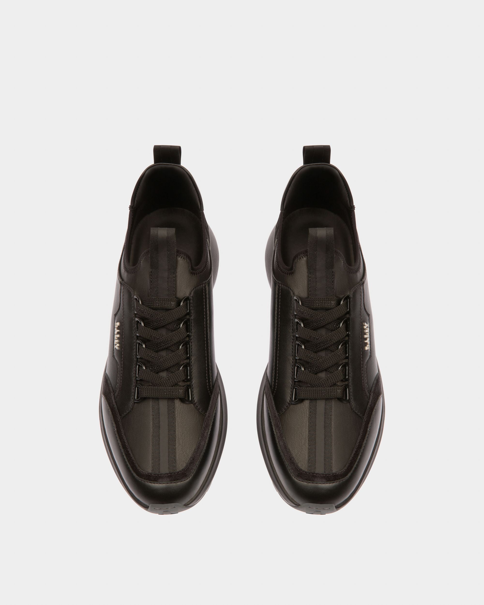 Deven Leather Sneakers In Black - Men's - Bally - 03