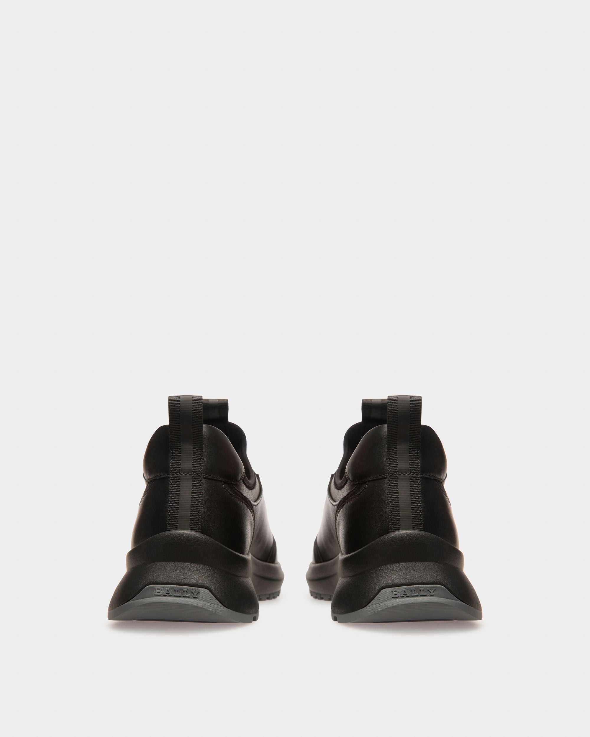 Deven Leather Sneakers In Black - Men's - Bally - 04