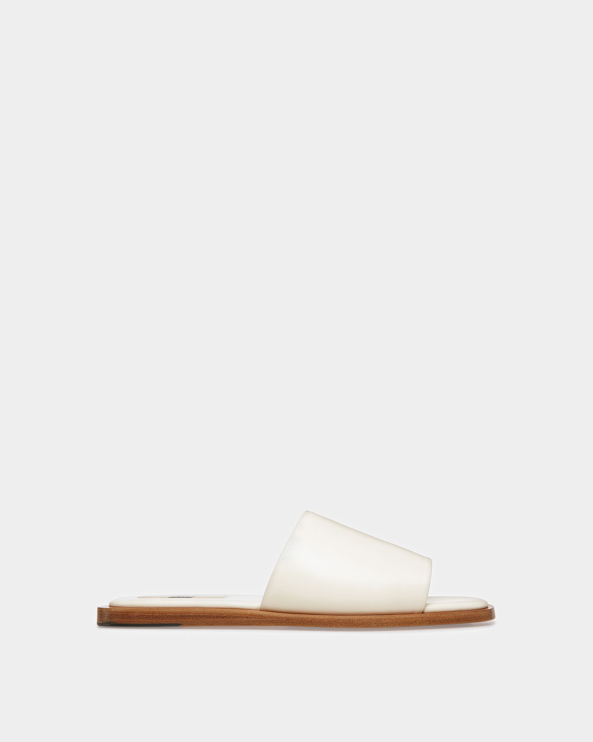 Sabian Leather Sandals In Bone - Men's - Bally - 01