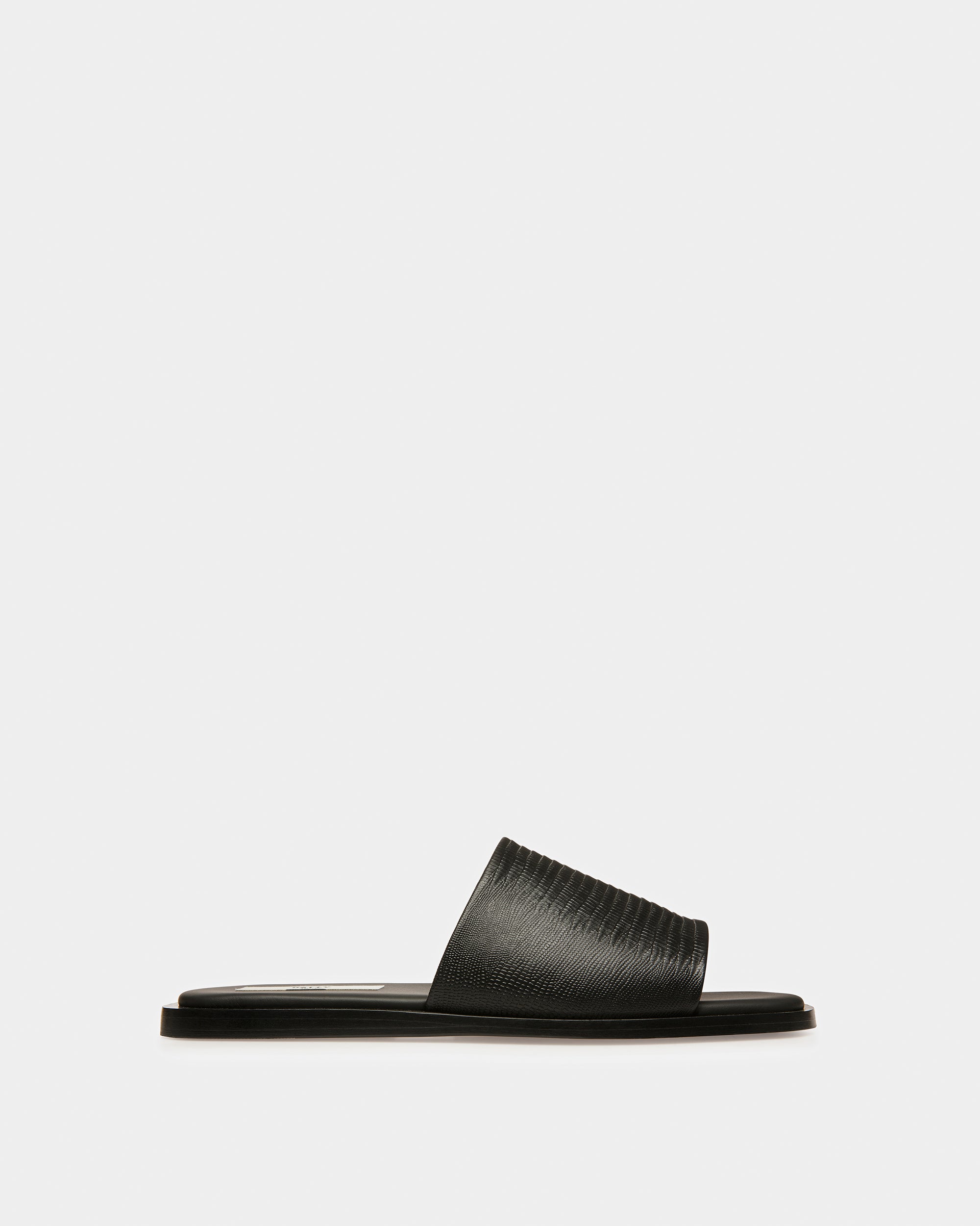 Sabian Leather Sandals In Black - Men's - Bally - 01