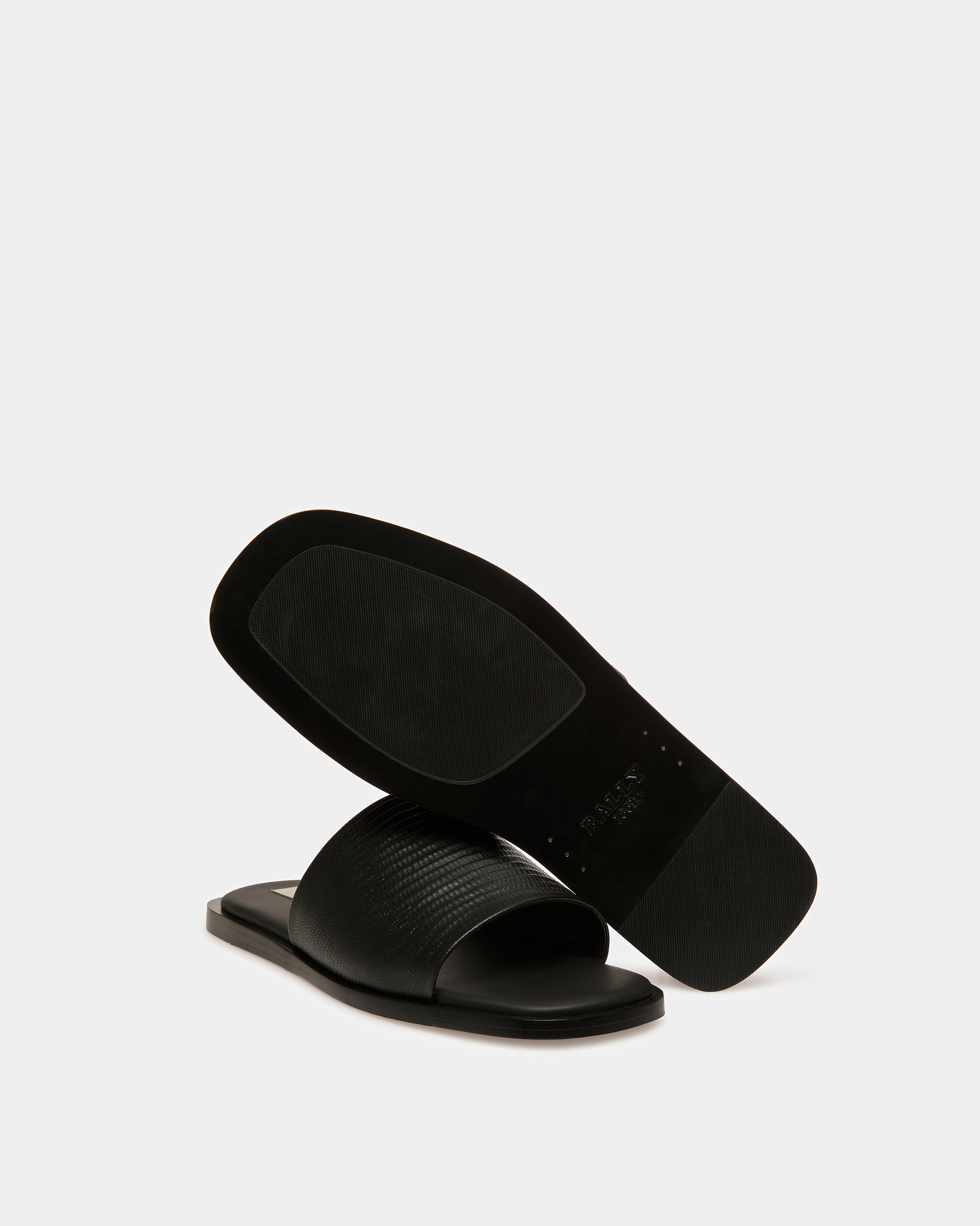 Sabian Leather Sandals In Black - Men's - Bally - 05