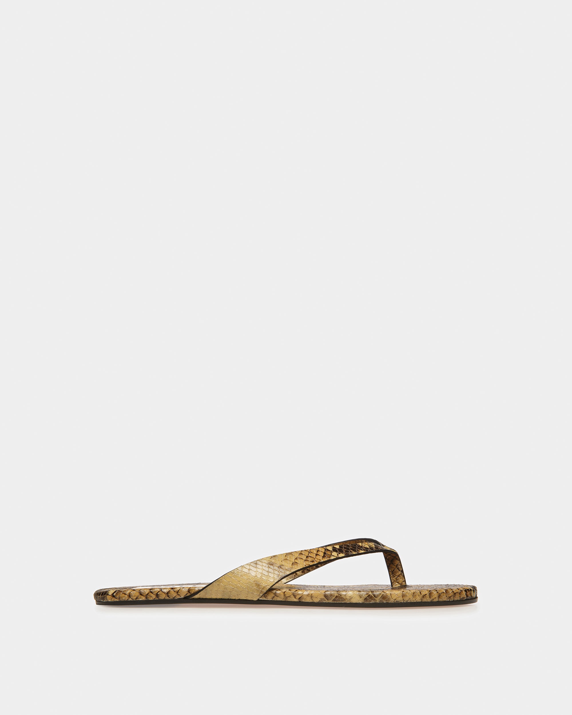 San Fernando Thong Sandals In Python Print - Men's - Bally - 01