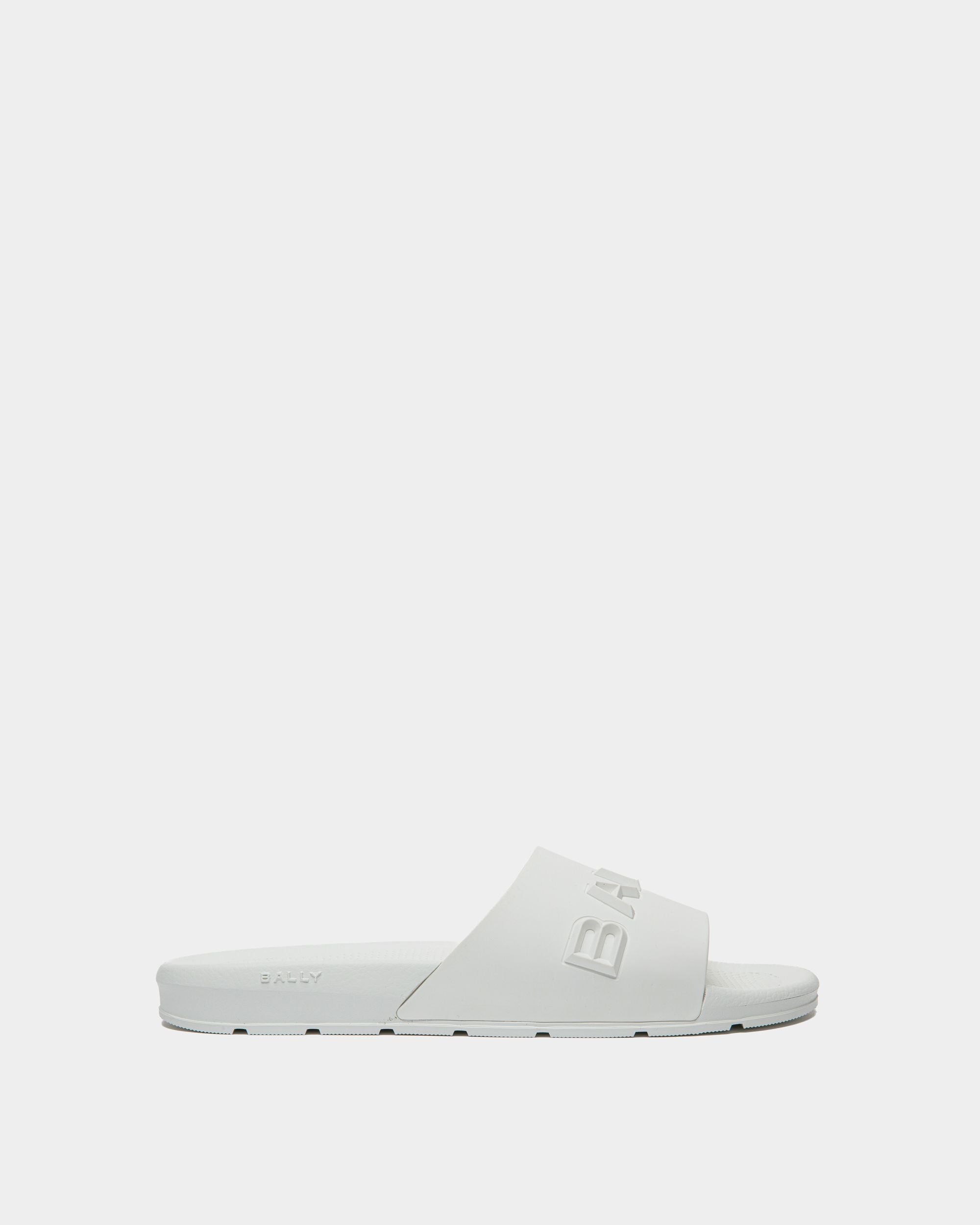 Seaside Sandal In White Rubber - Men's - Bally - 01