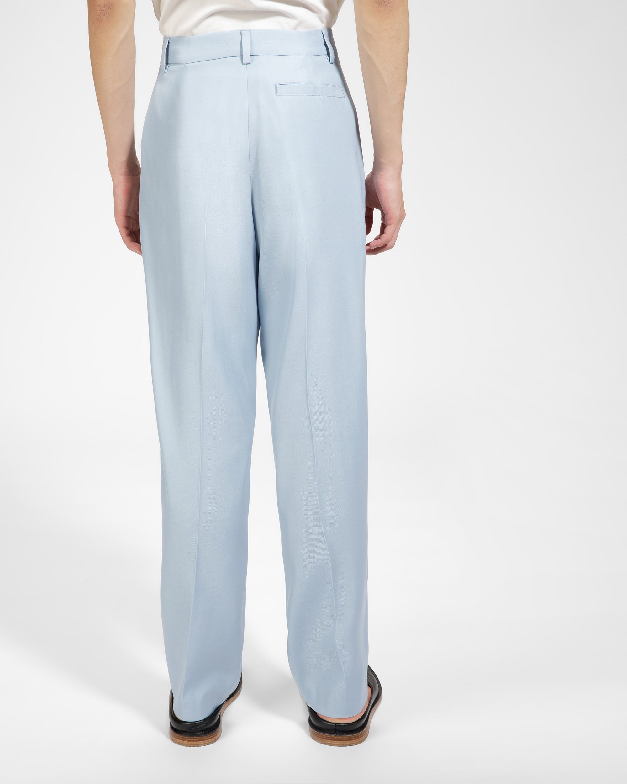 Wool Mix Trousers - Men's - Bally - 02