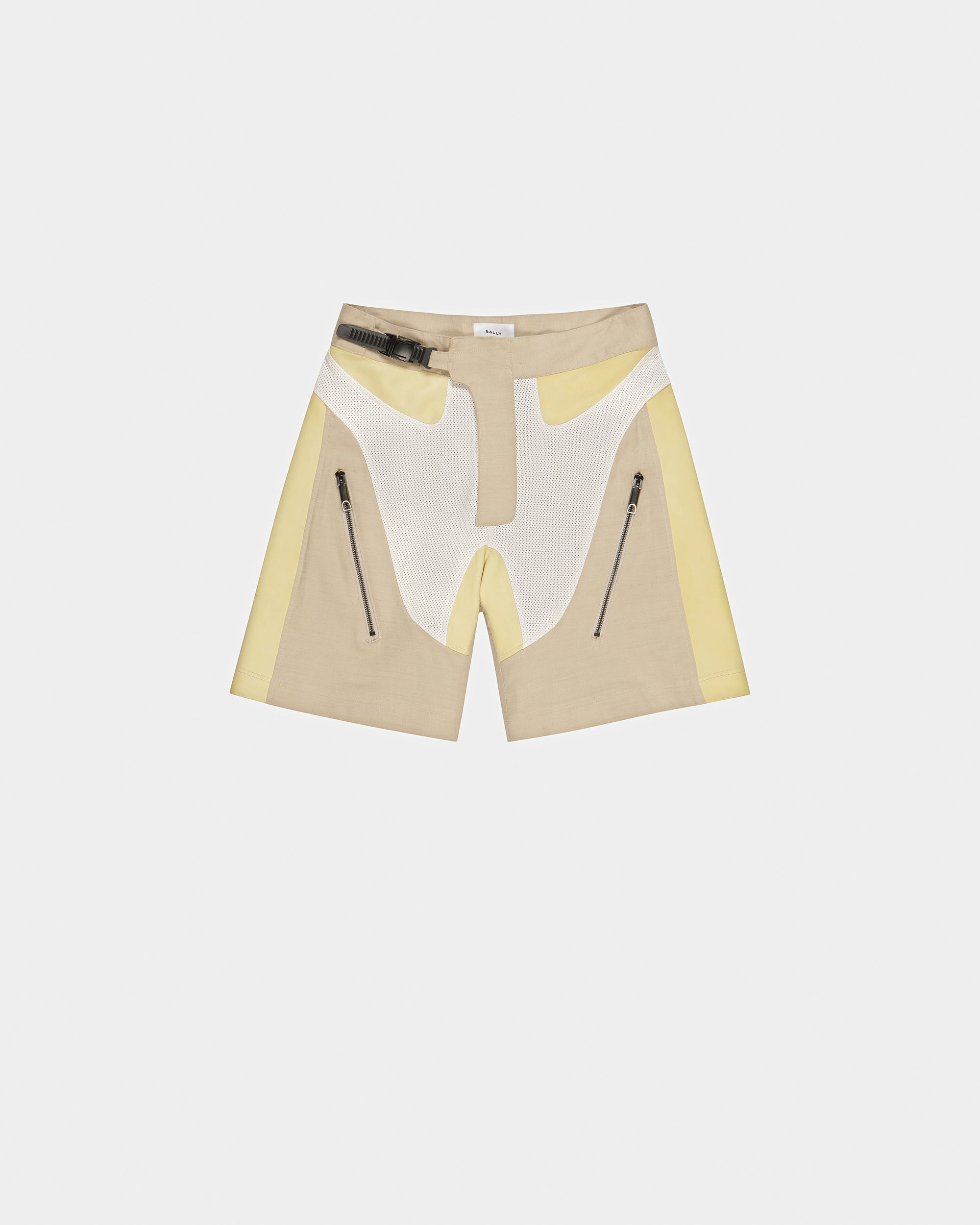 Canvas Bermuda Shorts In Multicolour - Men's - Bally - 06