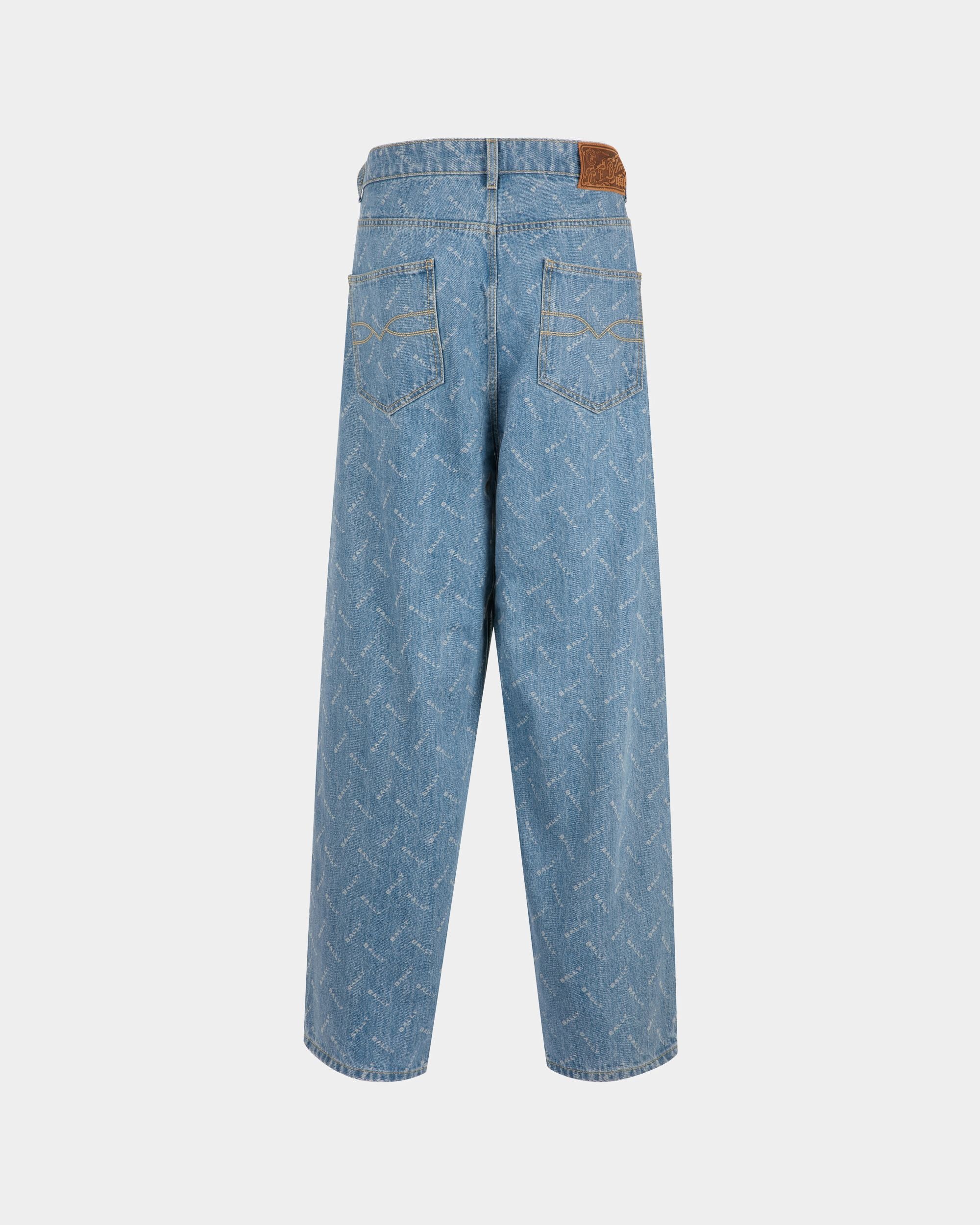 Denim Pants In Light Blue Cotton - Men's - Bally - 02
