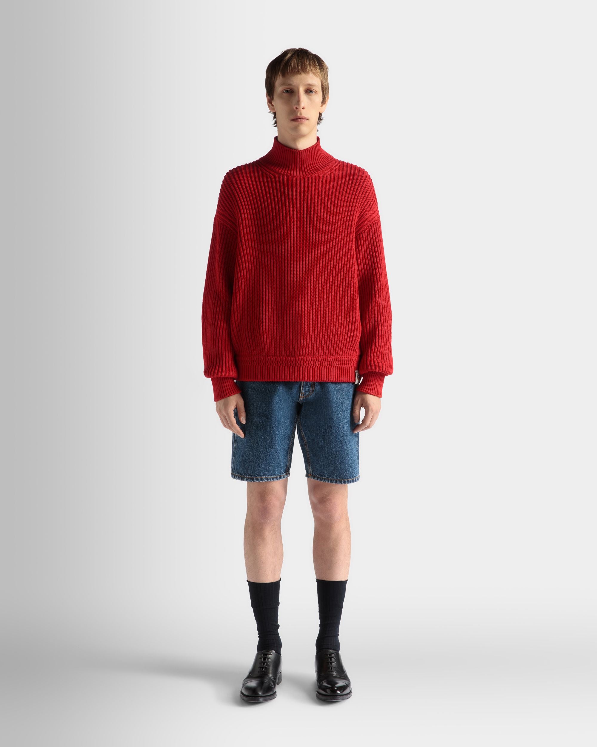 Denim Pants in Medium Blue Cotton - Men's - Bally - 02