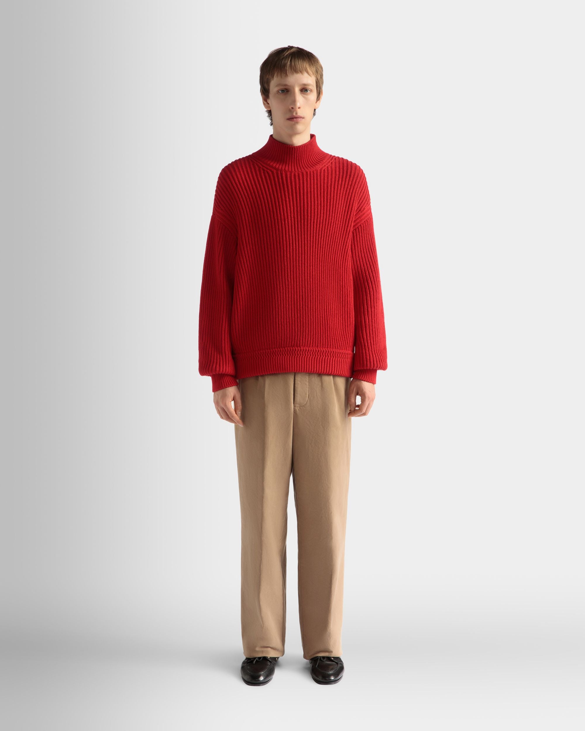Pants in Camel Cotton - Men's - Bally - 02