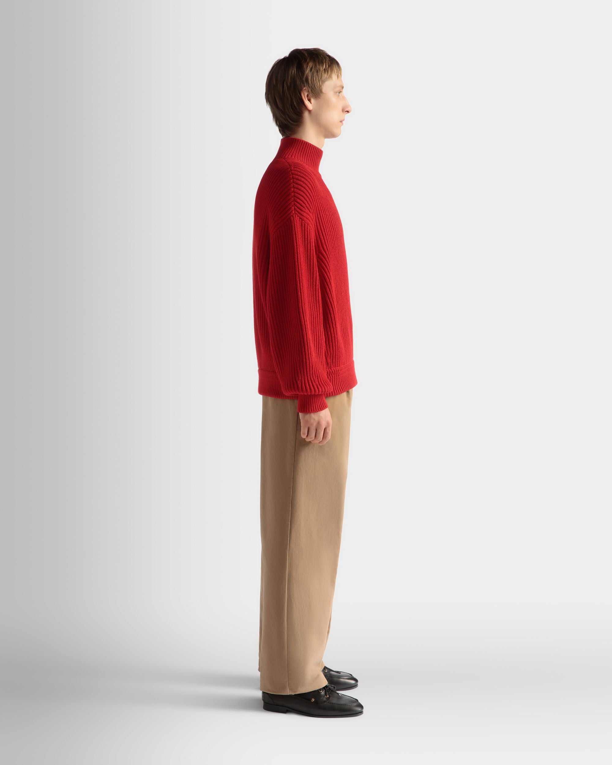 Pants in Camel Cotton - Men's - Bally - 05