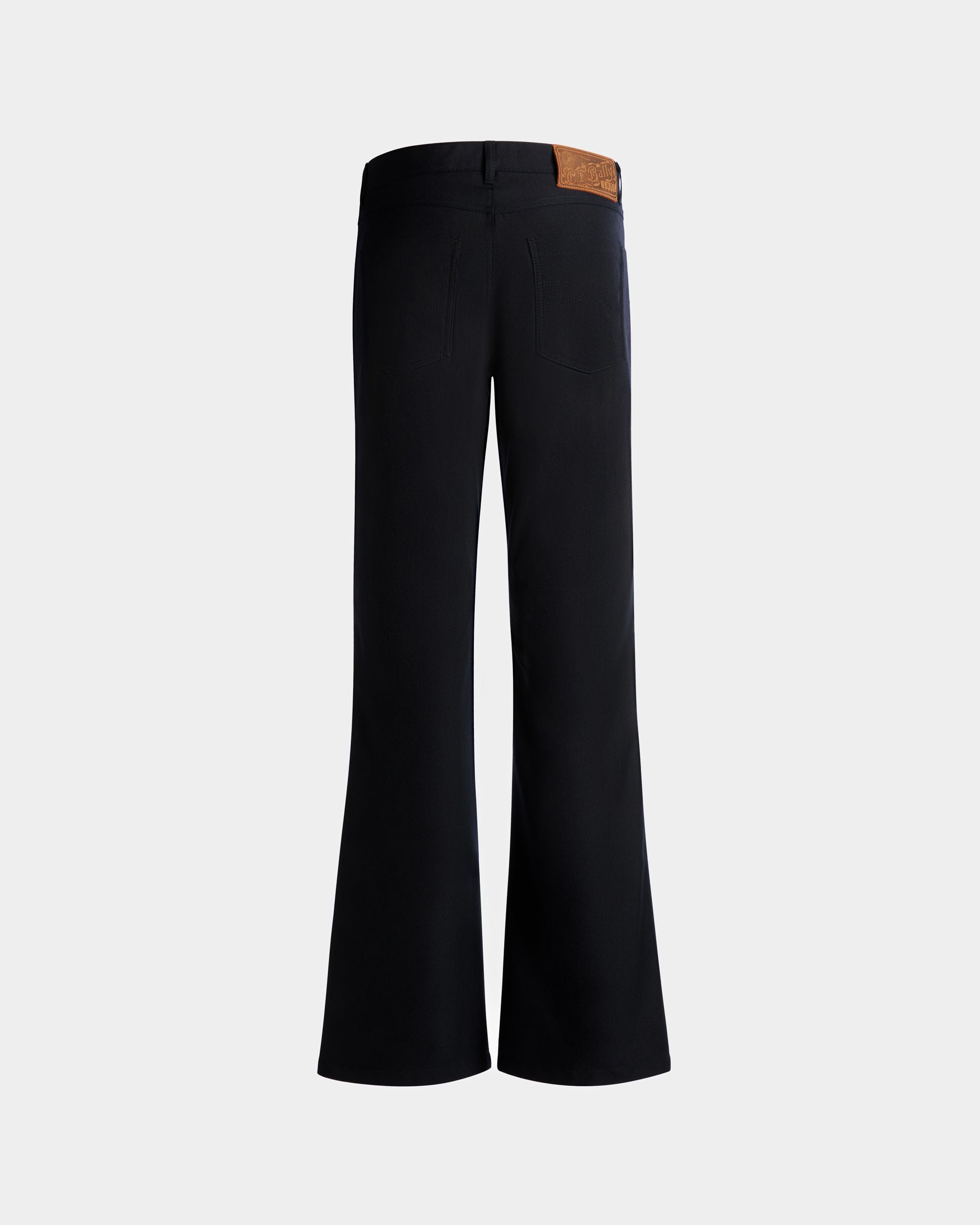 Pants in Navy Blue Wool Blend - Men's - Bally - 07