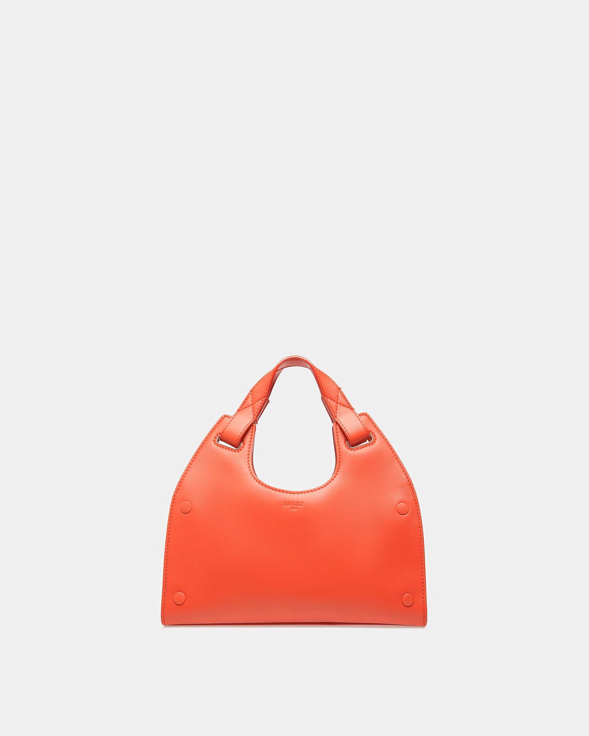 Ahres S Leather Crossbody Bag In Orange - Women's - Bally - 01