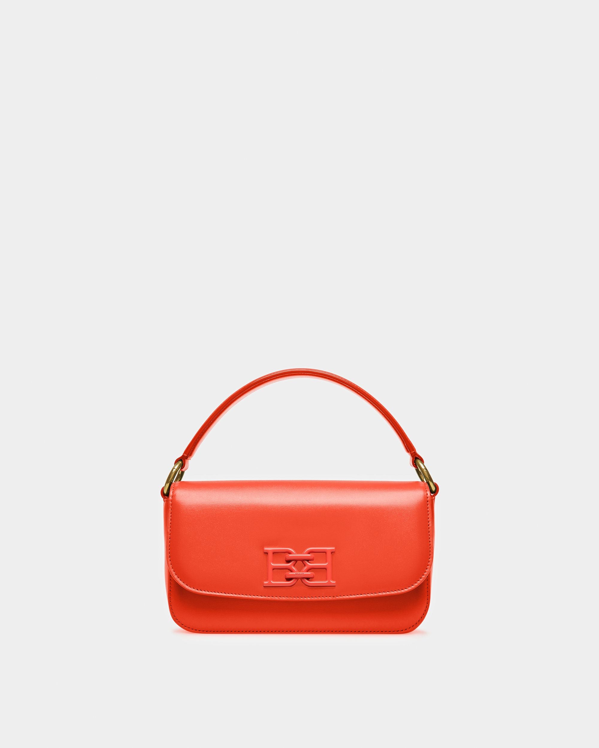 Brodye Leather Crossbody Bag In Orange - Women's - Bally - 01