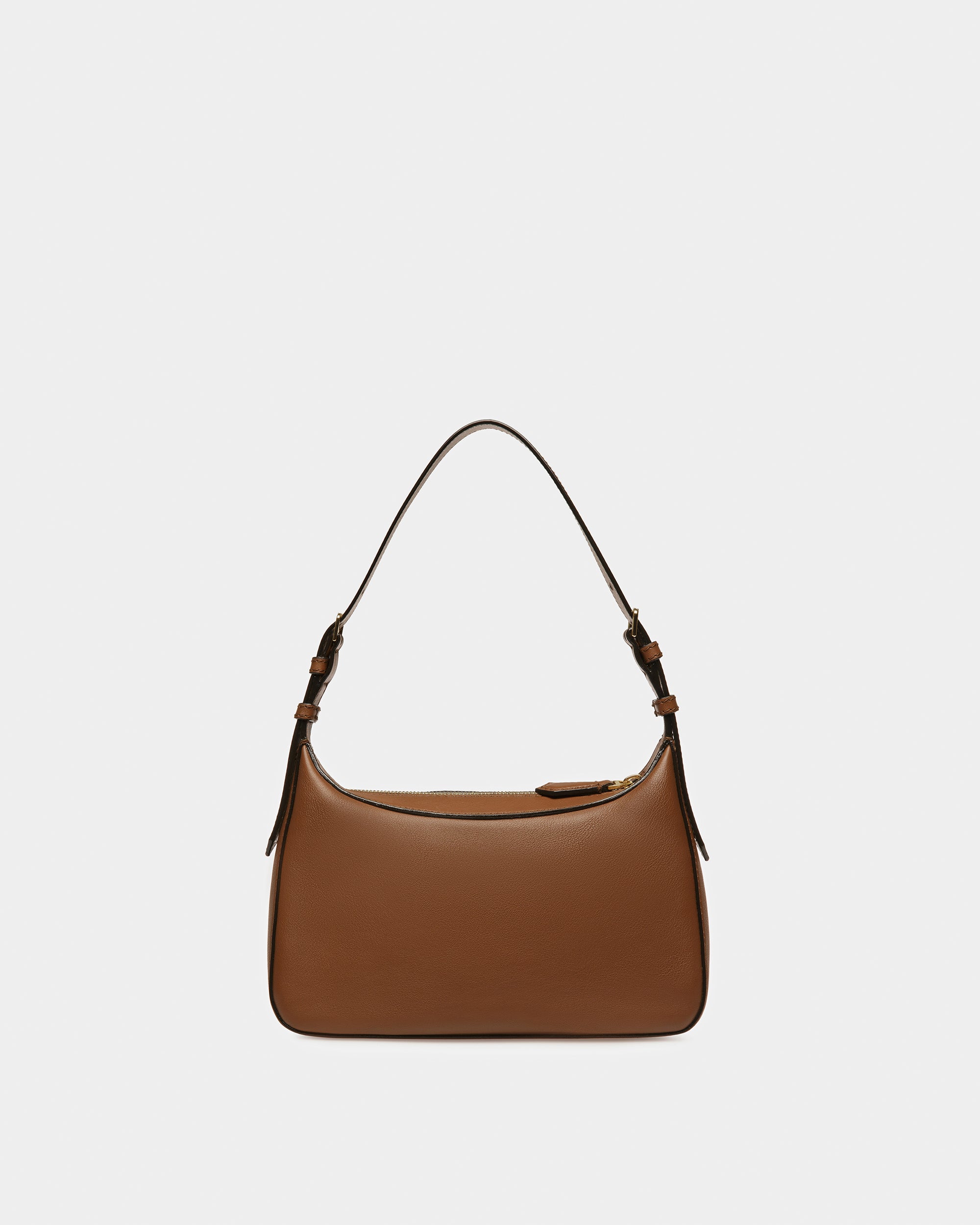 Coralye Leather Crossbody Bag In Brown - Women's - Bally - 03
