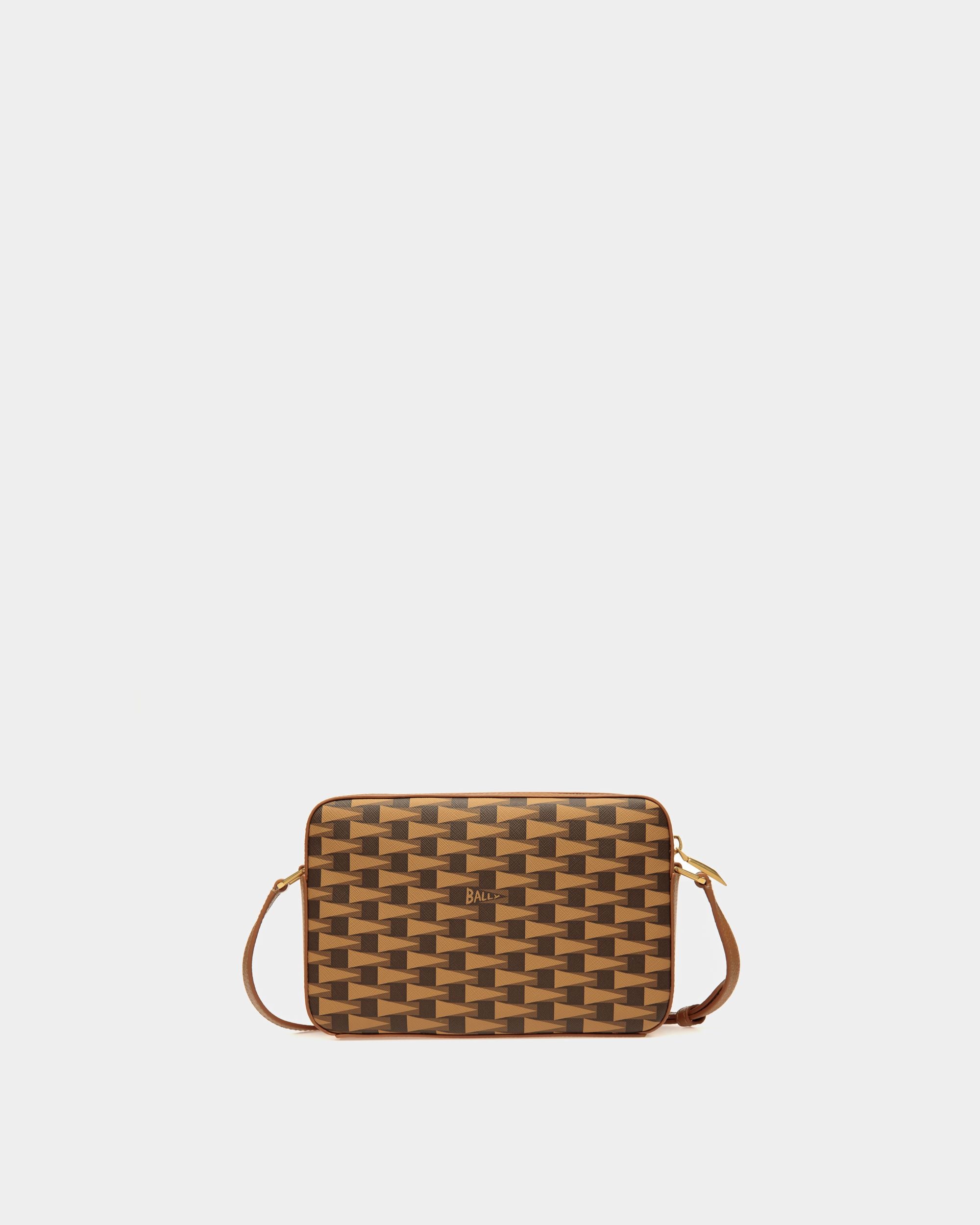 Pennant Crossbody Bag In Desert TPU - Women's - Bally - 02