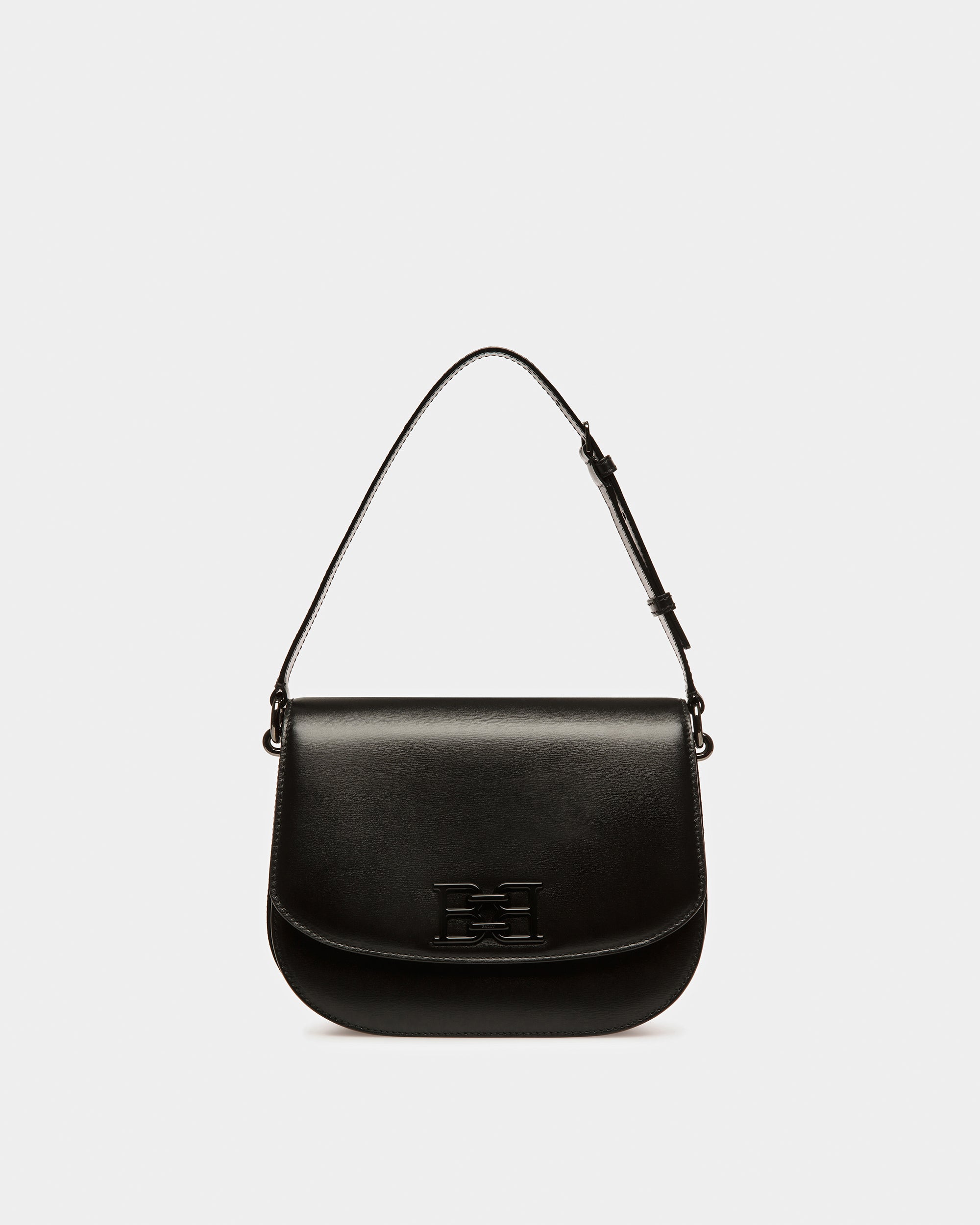 Beckie Leather Crossbody Bag In Black - Women's - Bally - 07