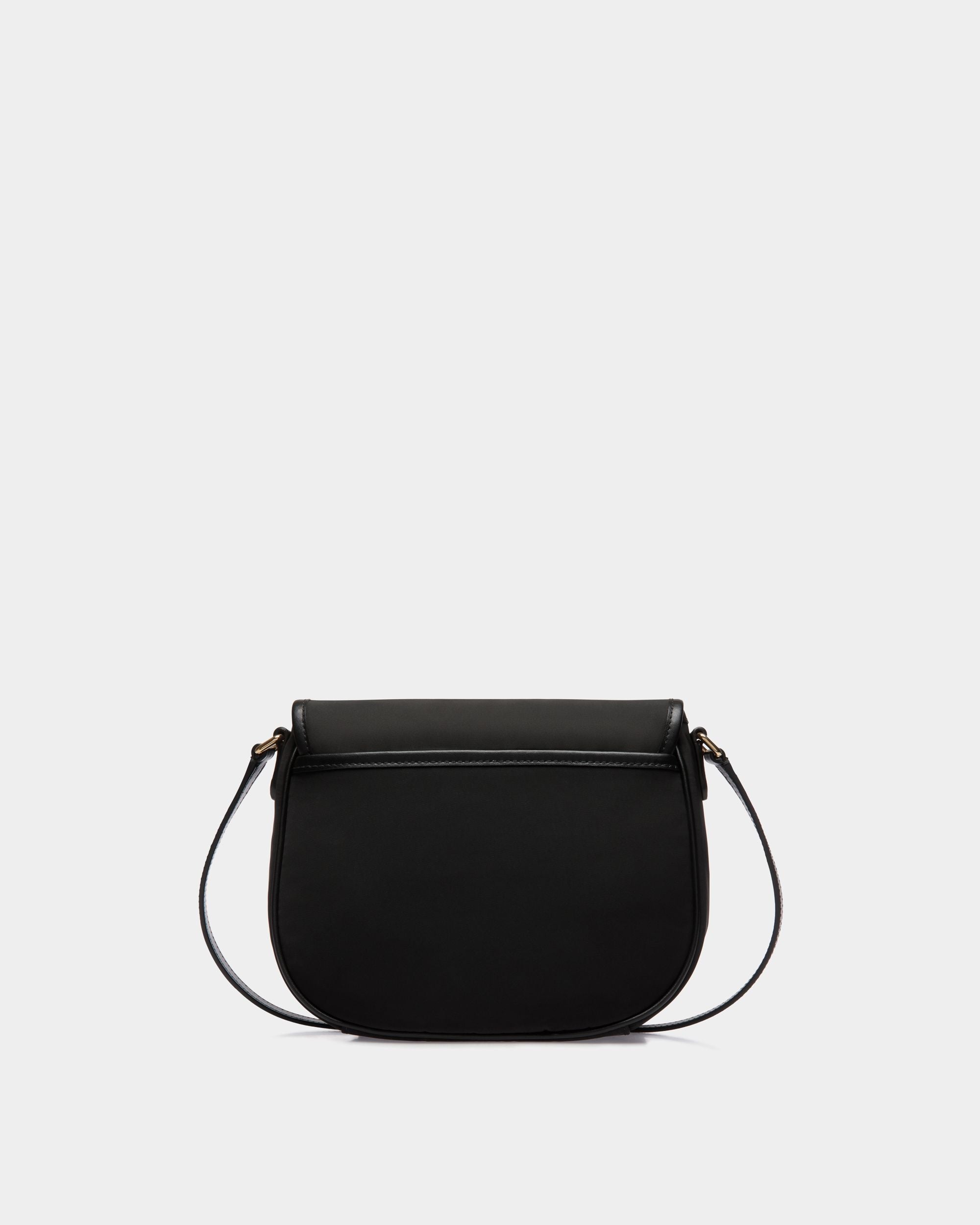 B-Light Small Crossbody Bag in Black Nylon and Leather - Women's - Bally - 02