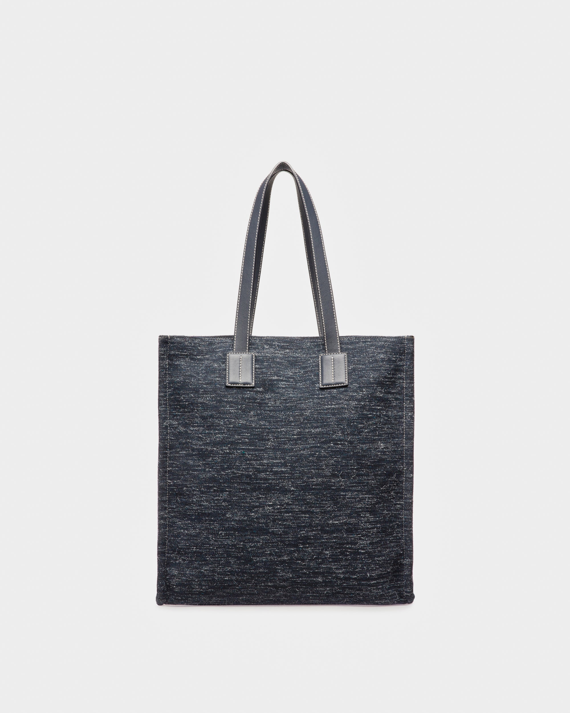 Crystalia Fabric Tote In Navy - Women's - Bally - 03