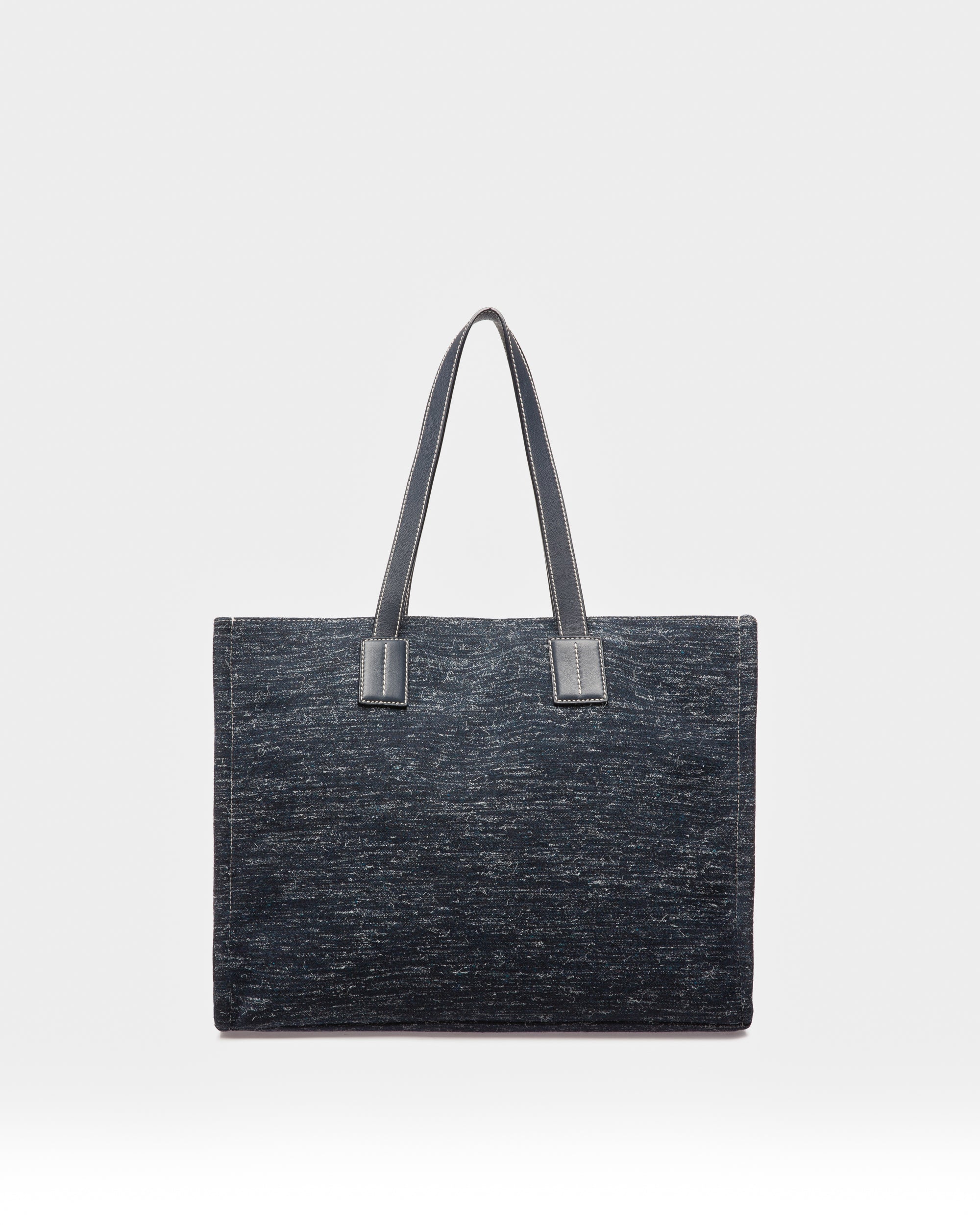 Crystalia Fabric Tote In Navy - Women's - Bally - 03