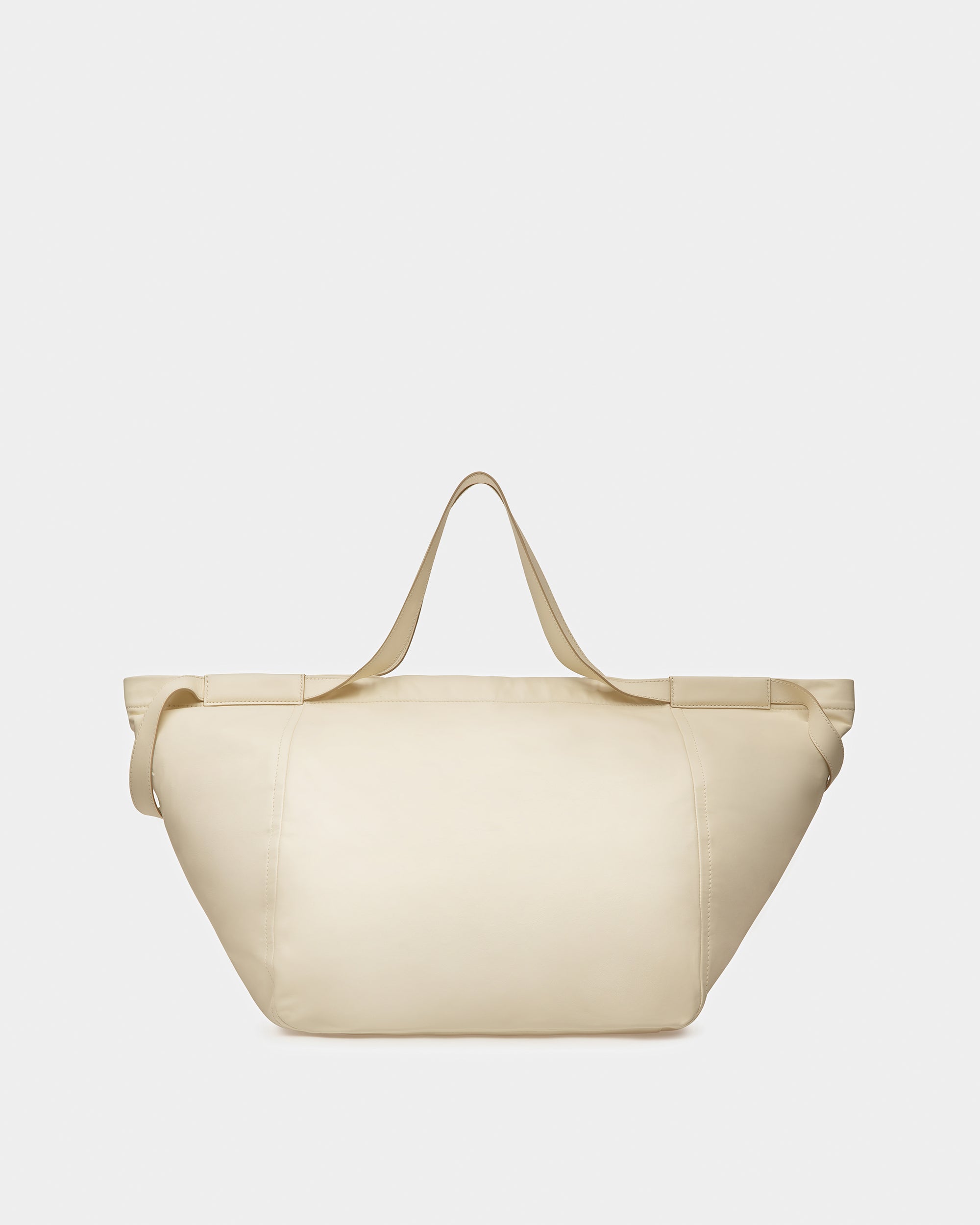 Billboard Leather Tote In Beige - Women's - Bally - 05