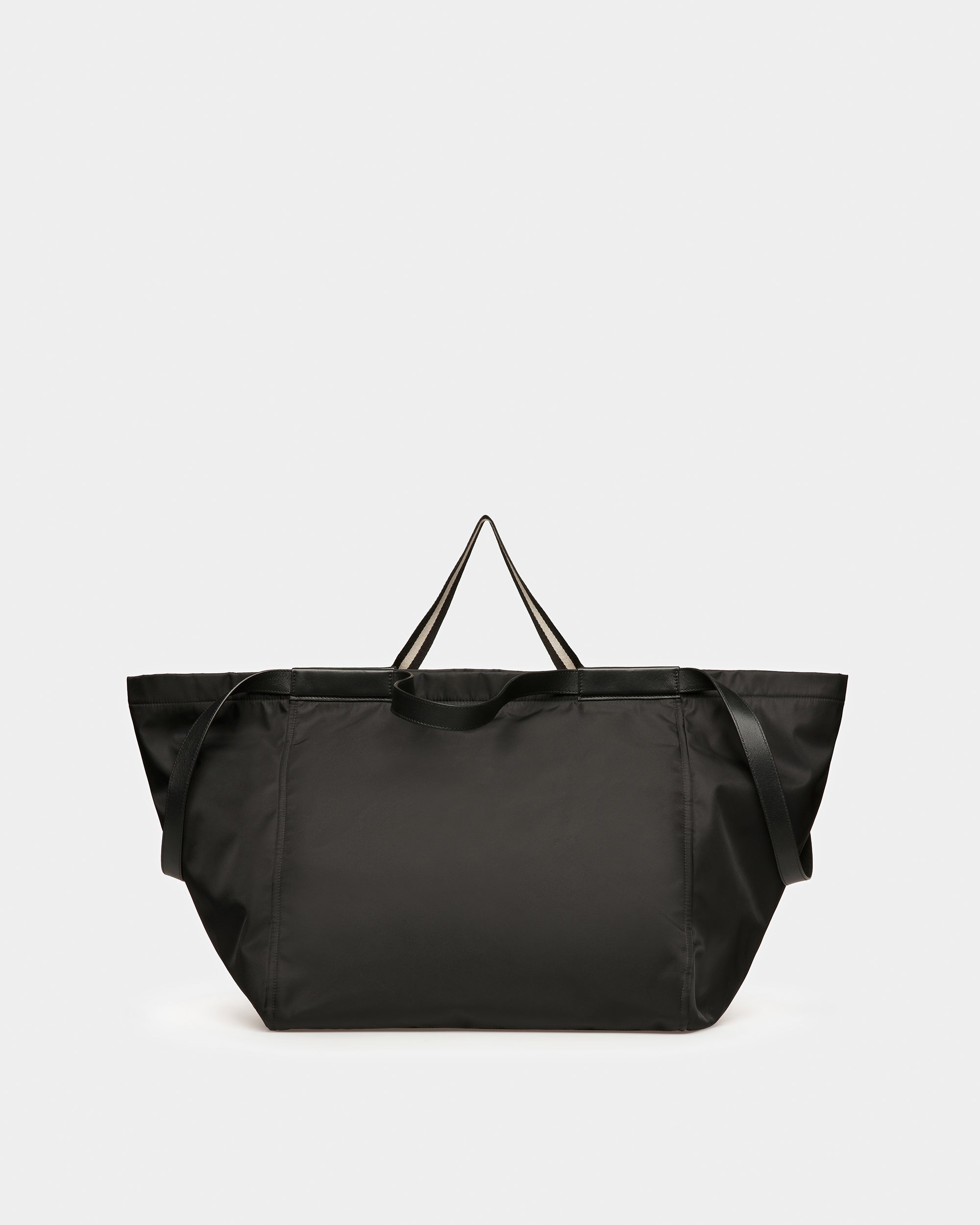 Billboard Leather Tote In Black - Women's - Bally - 04