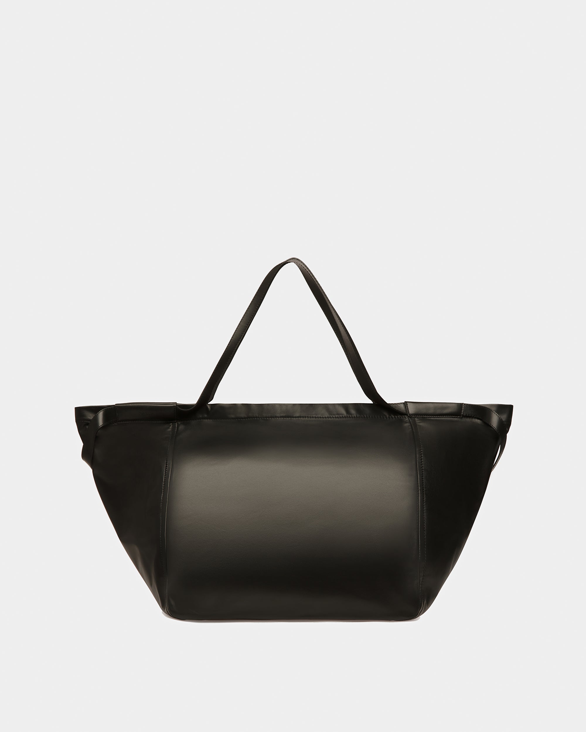 Billboard Leather Tote In Black - Women's - Bally - 08
